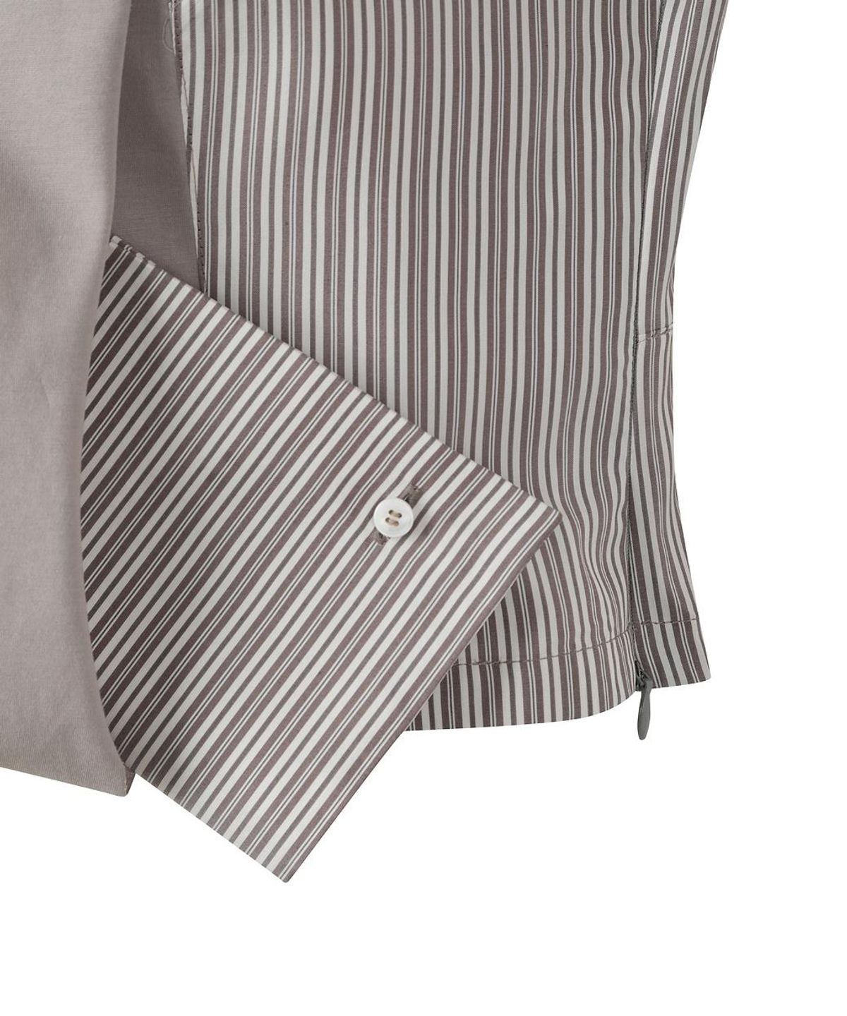 래코드(RECODE) Mixed Shirt Panel Top R0TAS26211GYX