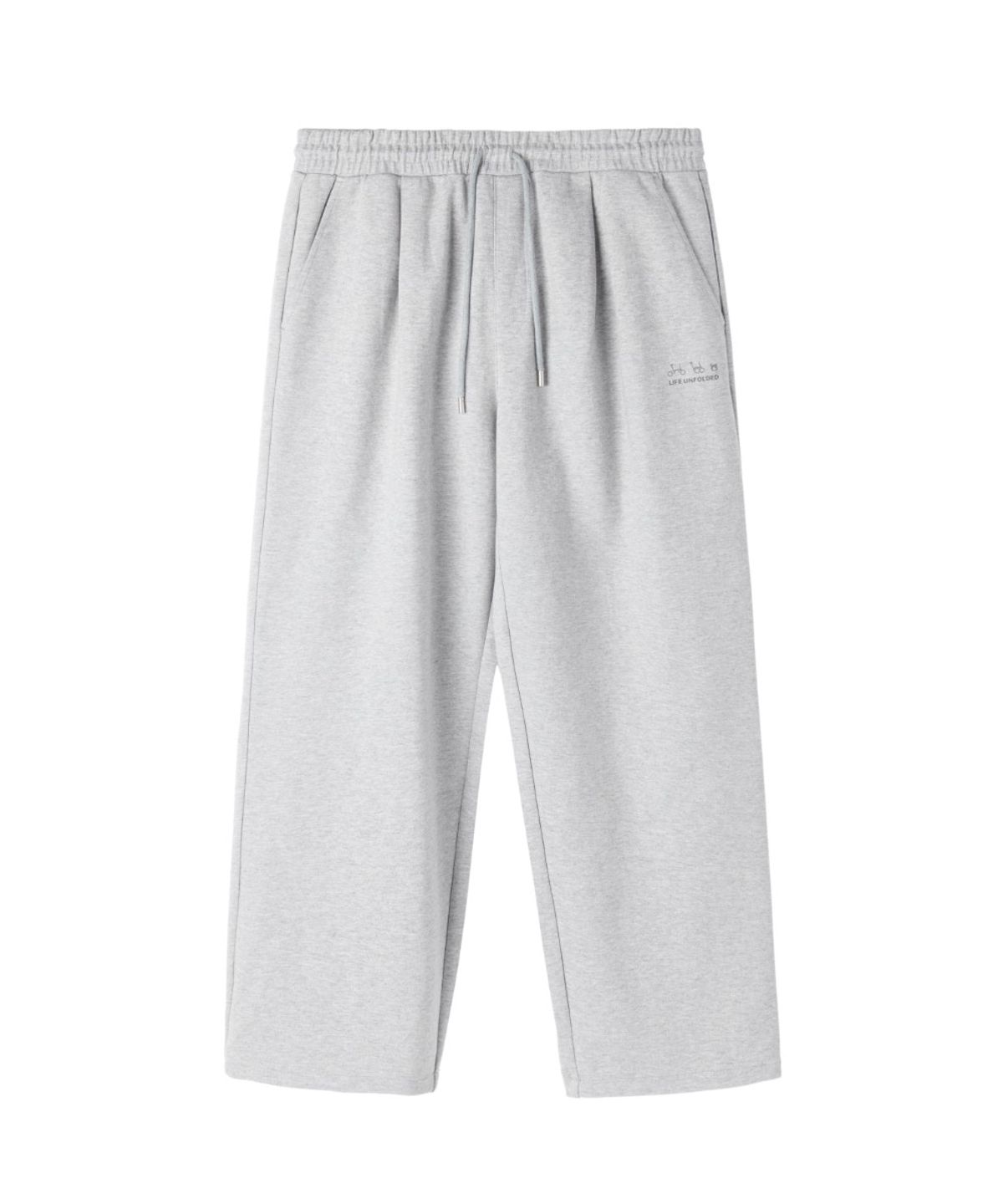 브롬톤 런던(BROMPTON LONDON) LOGO STRAIGHT SWEAT TROUSERS - M/GREY (P263MPT163)