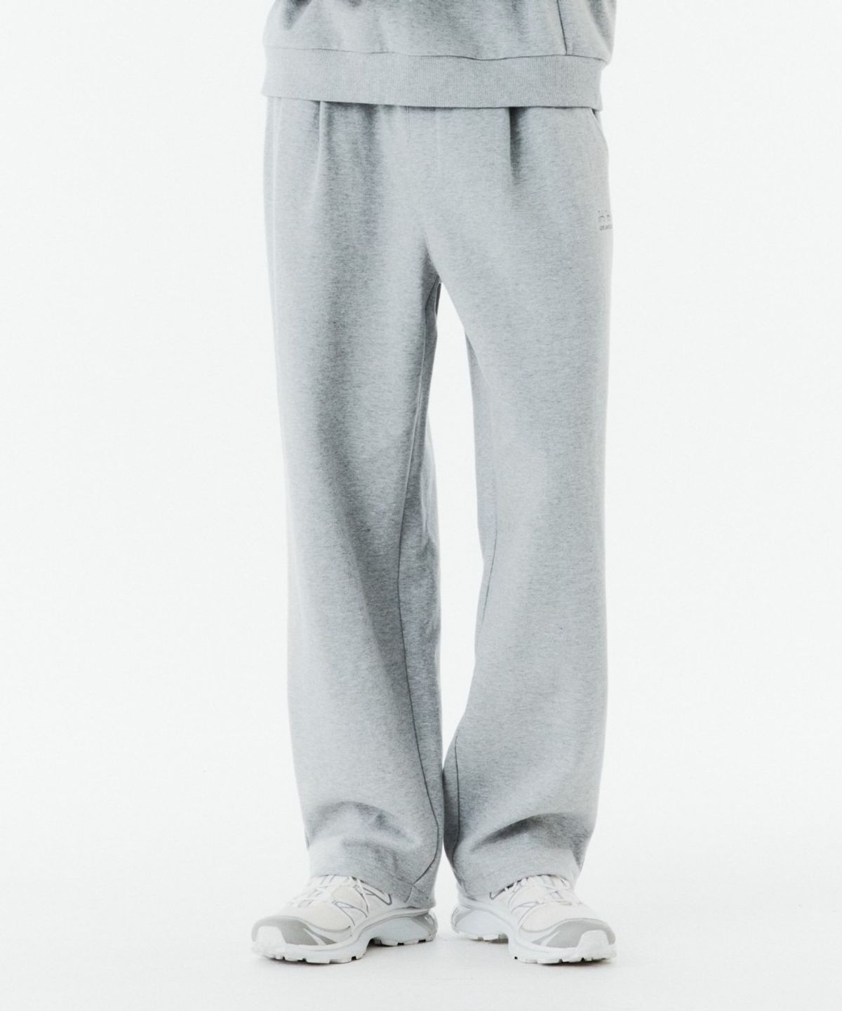 브롬톤 런던(BROMPTON LONDON) LOGO STRAIGHT SWEAT TROUSERS - M/GREY (P263MPT163)