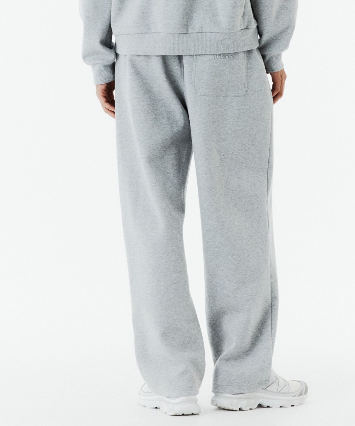 브롬톤 런던(BROMPTON LONDON) LOGO STRAIGHT SWEAT TROUSERS - M/GREY (P263MPT163)