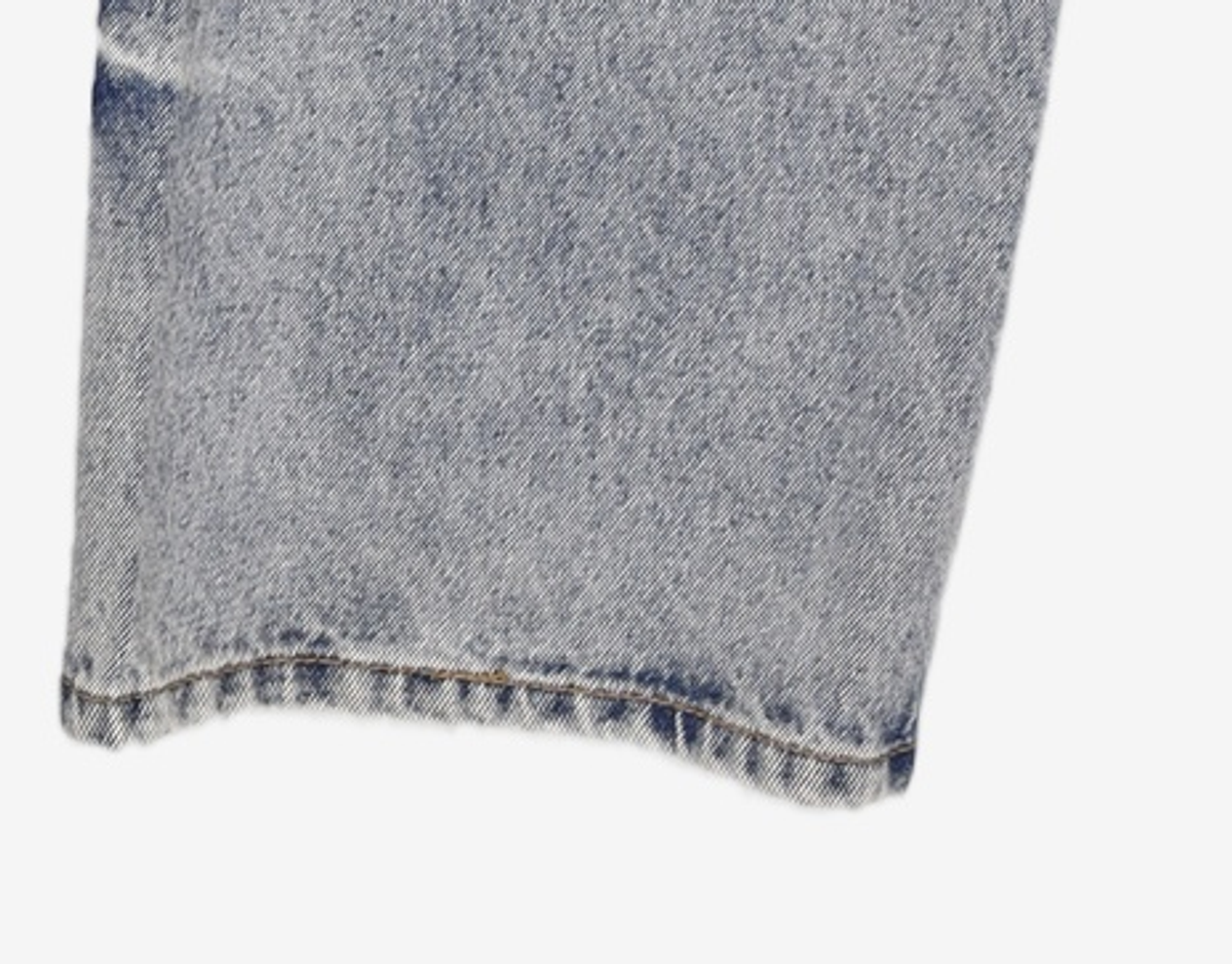 데케트(DECET) Mid Rise Wide Jeans DCPT027AshBlack 28