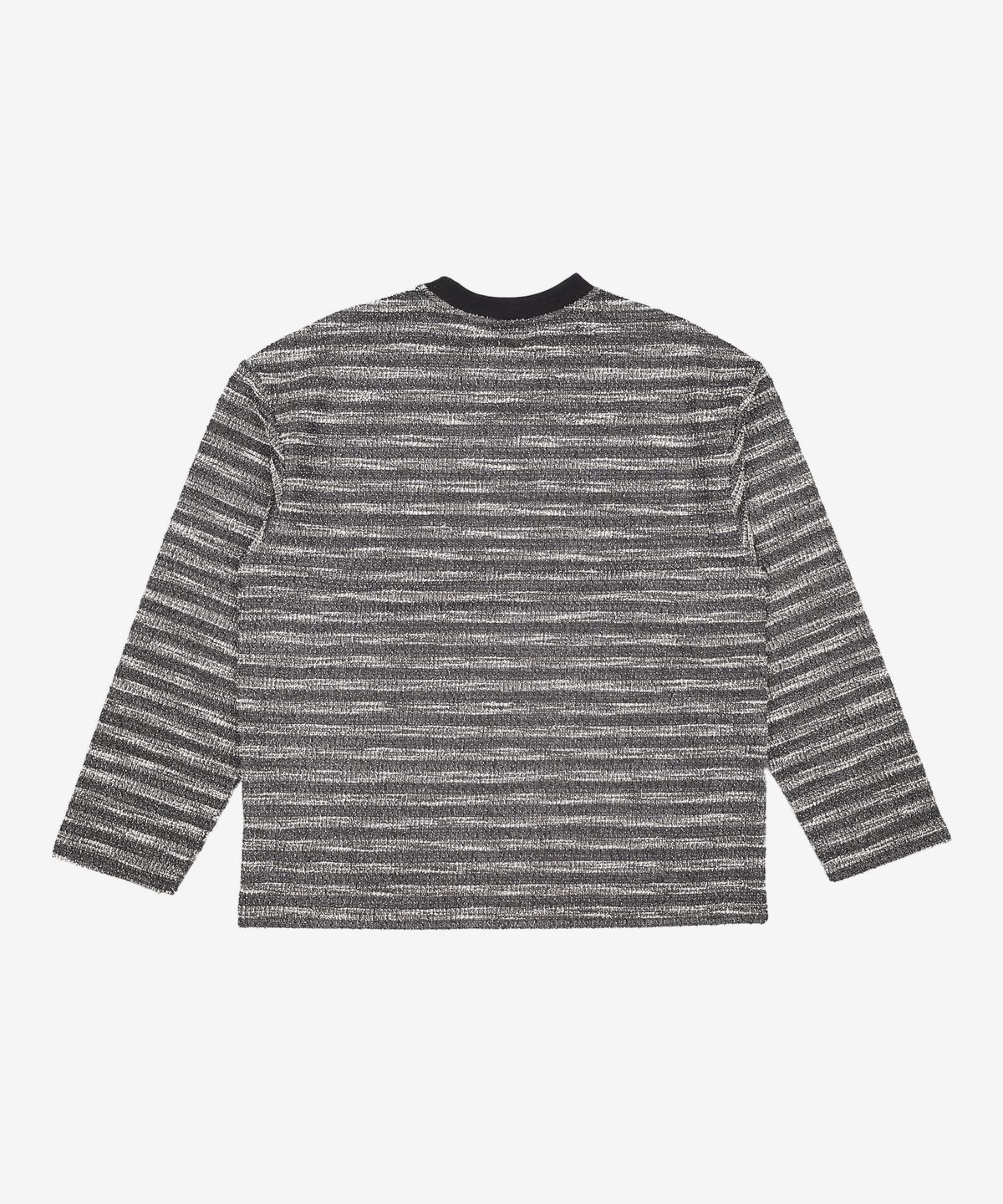 메종미네드(MAISON MINED) MIXED BOUCLE KNIT LONG SLEEVE BLACK M