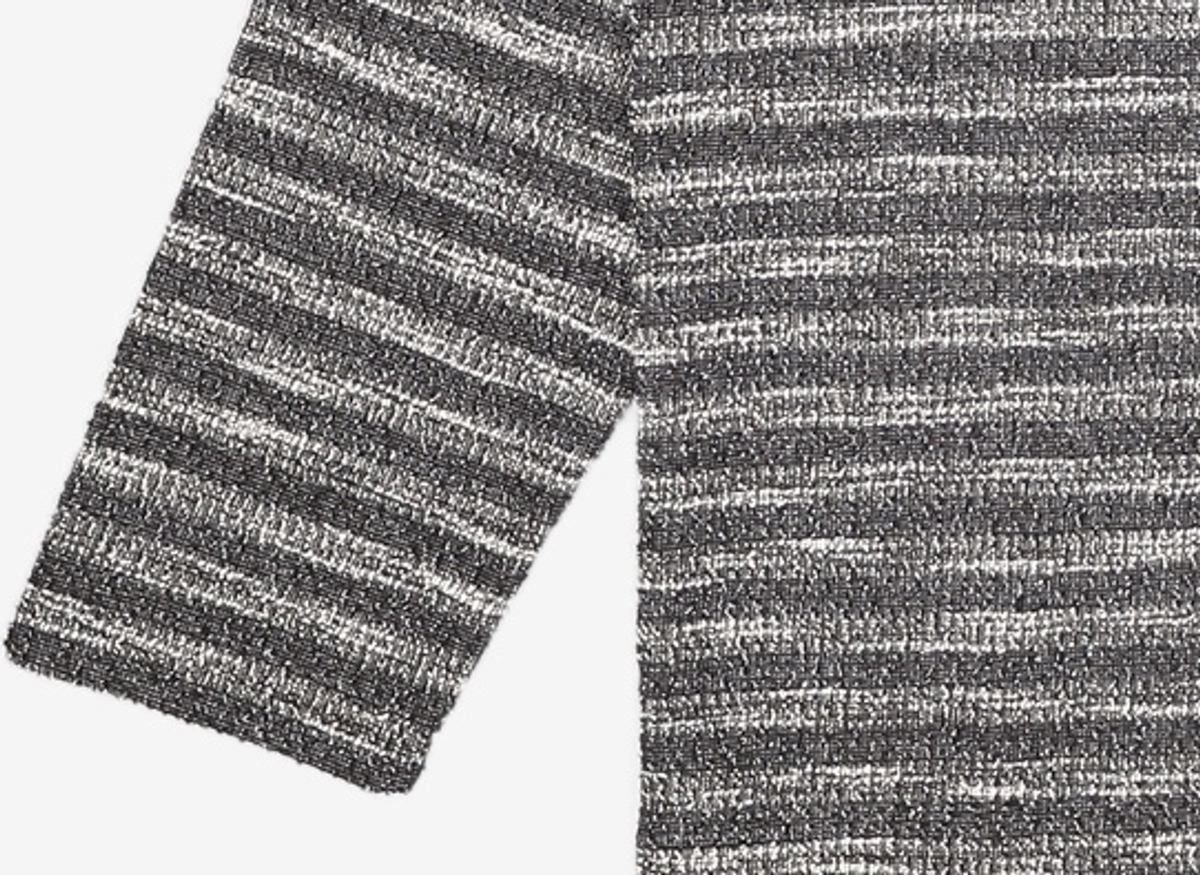 메종미네드(MAISON MINED) MIXED BOUCLE KNIT LONG SLEEVE BLACK M