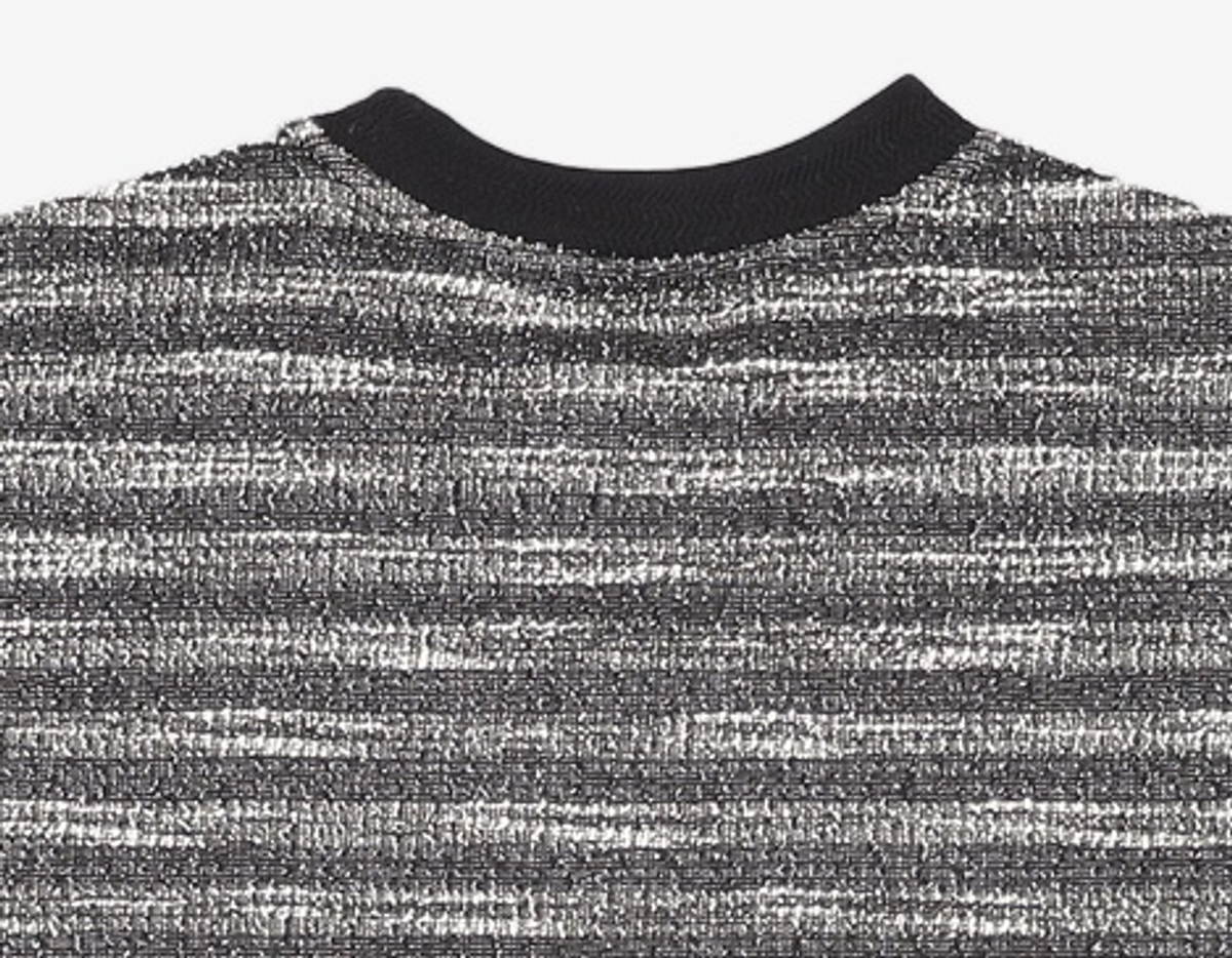 메종미네드(MAISON MINED) MIXED BOUCLE KNIT LONG SLEEVE BLACK M