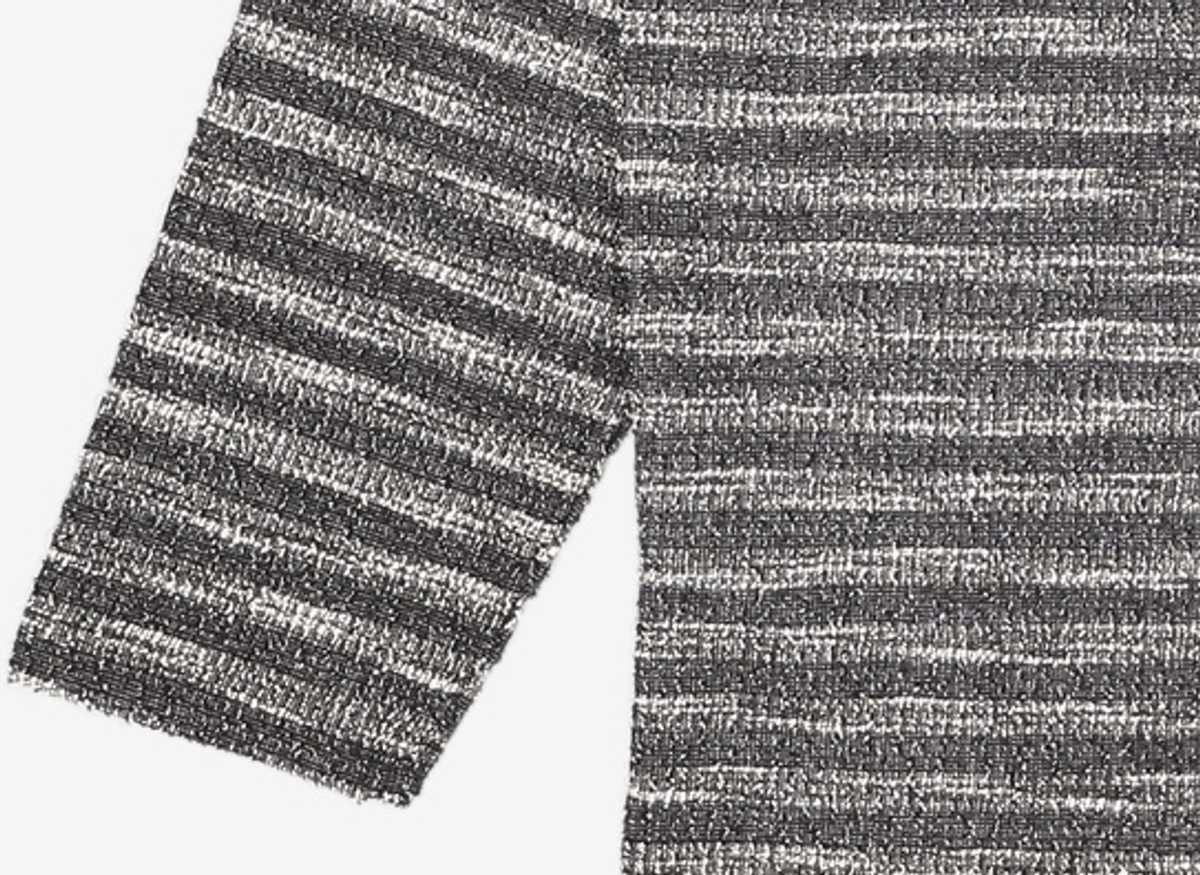 메종미네드(MAISON MINED) MIXED BOUCLE KNIT LONG SLEEVE BLACK M