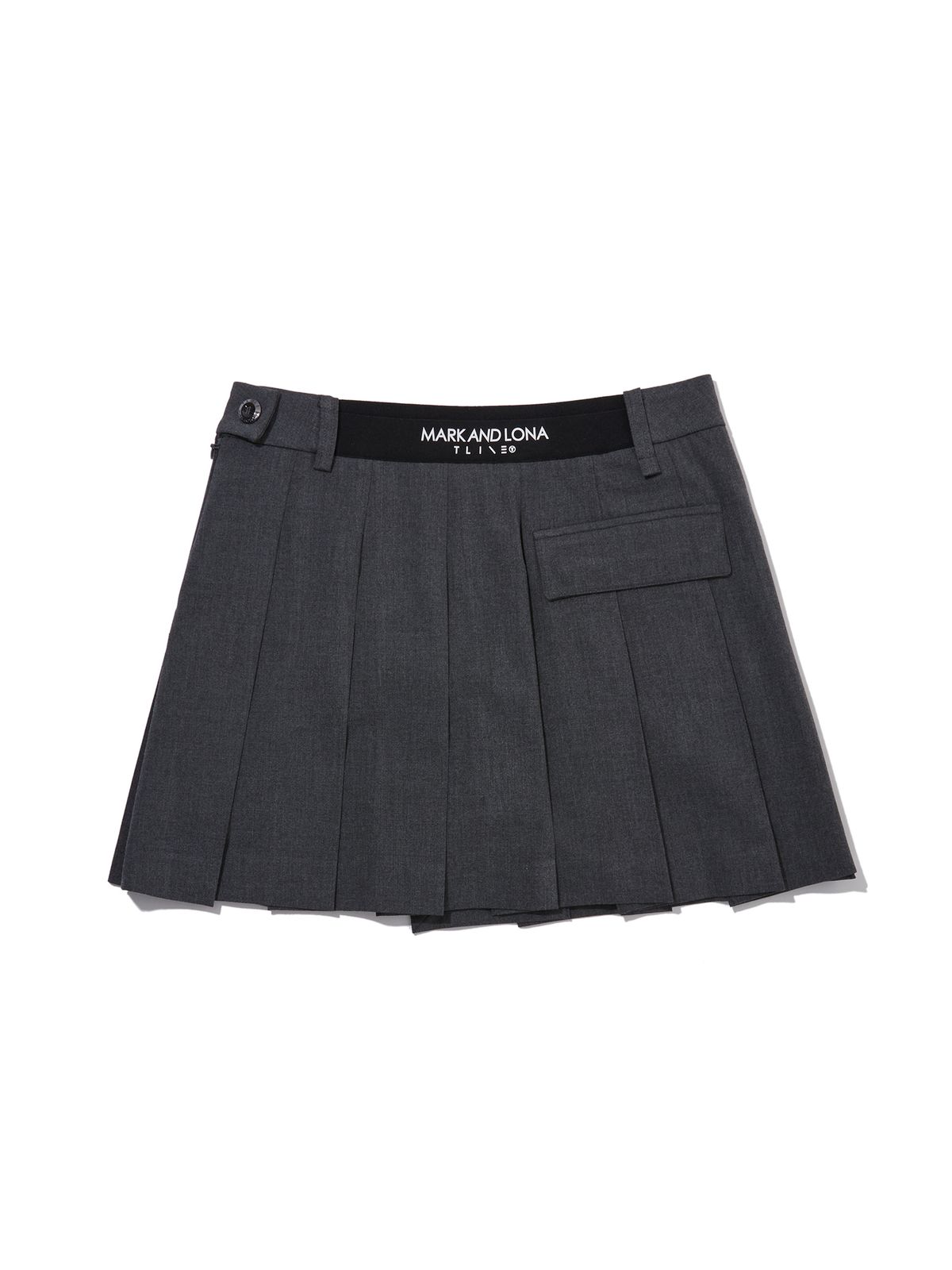 마크앤로나(MARK&LONA) W DETACHABLE POCKET PLEATS SKIRT LS3XE72F