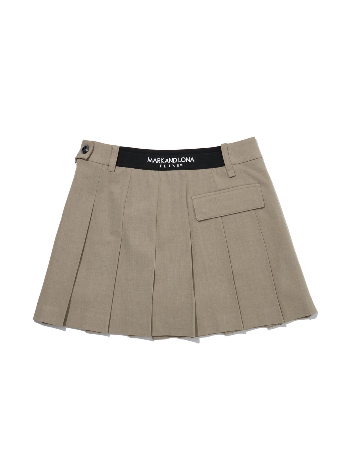마크앤로나(MARK&LONA) W DETACHABLE POCKET PLEATS SKIRT LS3XE72F