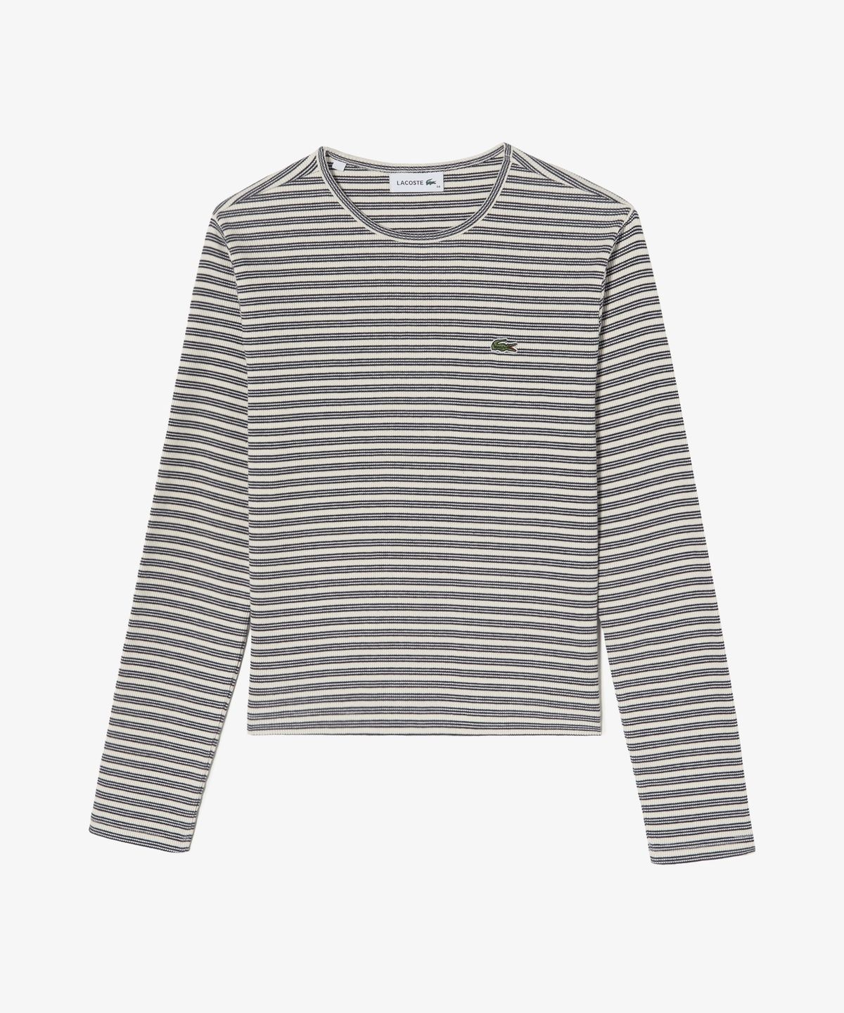 라코스테(LACOSTE) 여성 립 멀티 스트라이프 티셔츠 TF410E-56N 70V