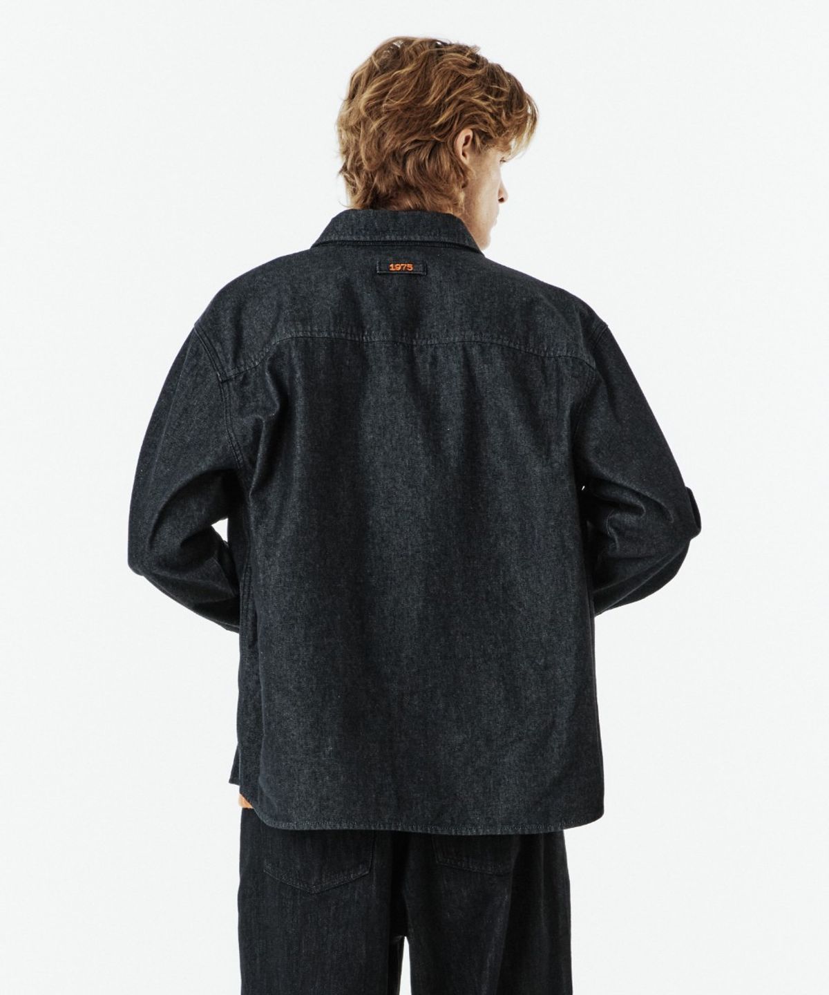 브롬톤 런던(BROMPTON LONDON) OUTPOCKET DENIM SHIRT - BLACK (P263MSH402)