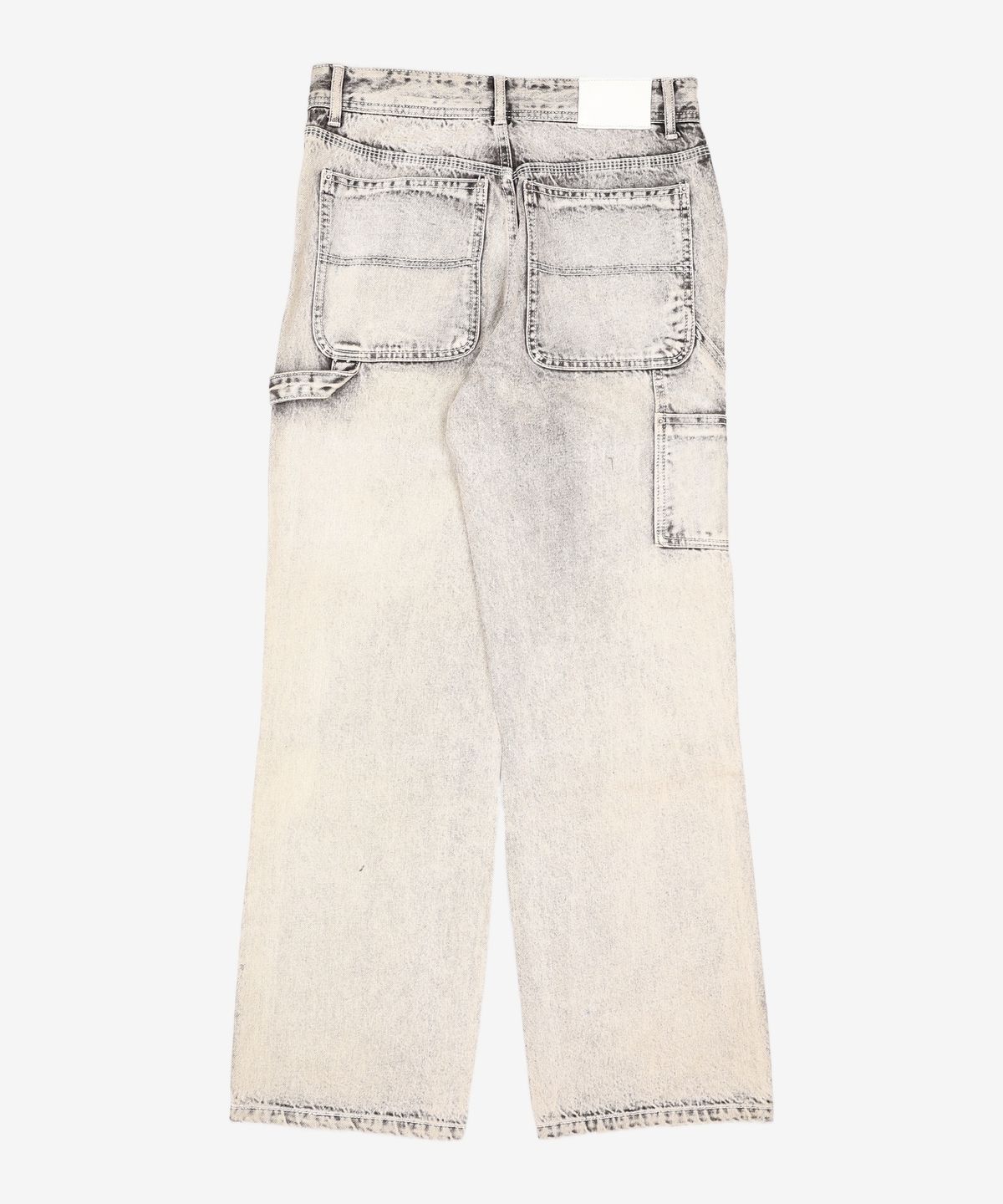 메종미네드(MAISON MINED) WHITE SPREAD CARPENTER DENIM-WHITE 46