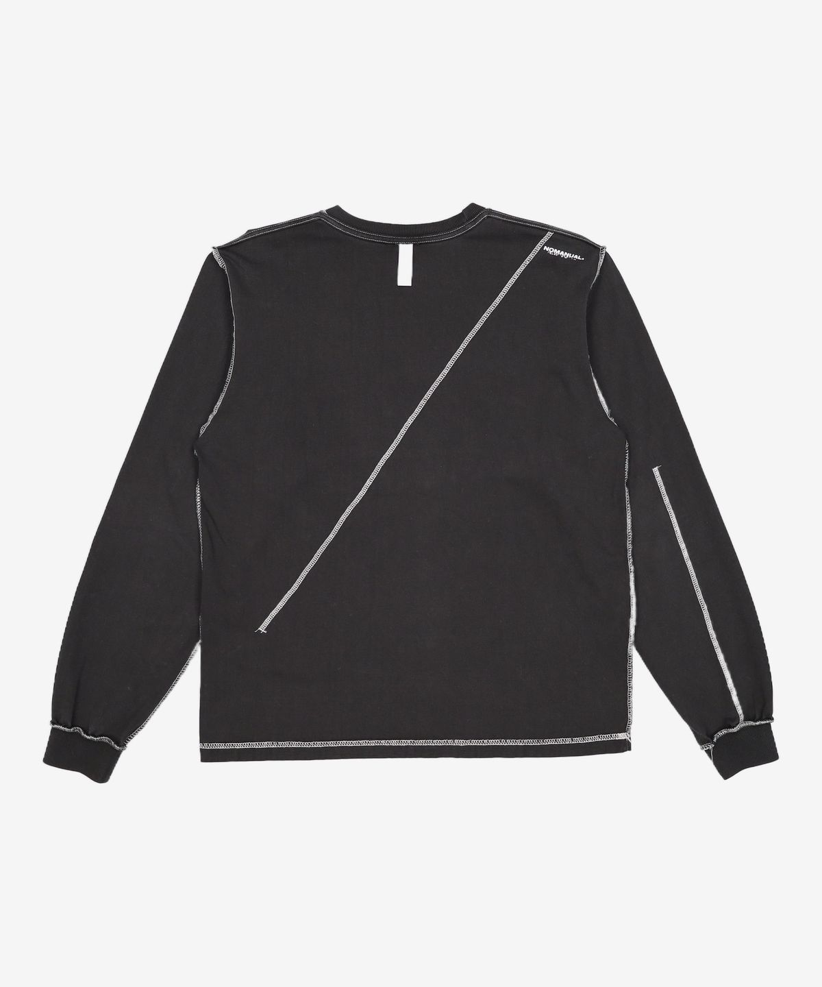 노매뉴얼(NOMANUAL) R.D LONG SLEEVE TEE - BLACK M