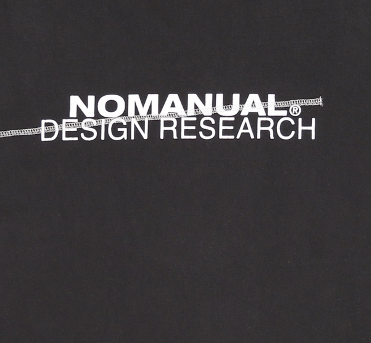 노매뉴얼(NOMANUAL) R.D LONG SLEEVE TEE - BLACK M