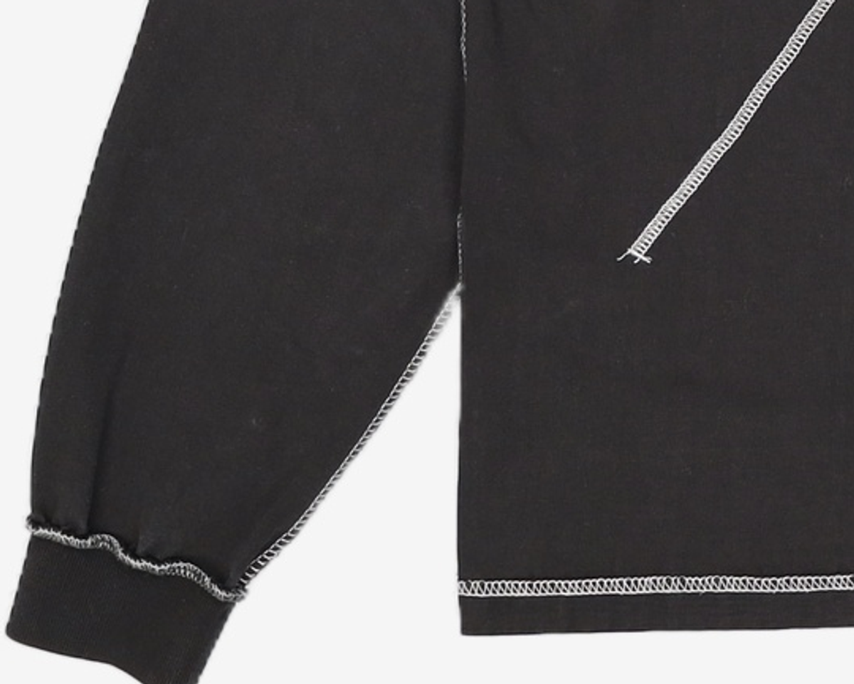 노매뉴얼(NOMANUAL) R.D LONG SLEEVE TEE - BLACK M