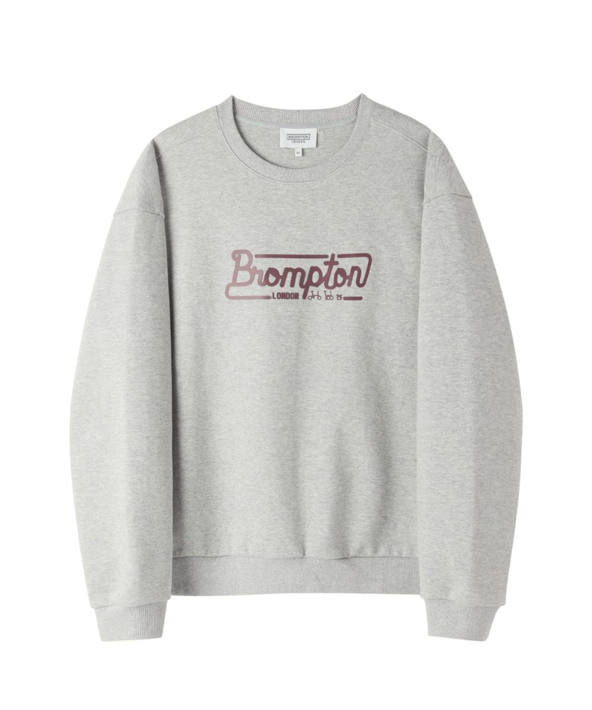 브롬톤 런던(BROMPTON LONDON) BROMPTON LOGO GRAPHIC SWATESHIRT - M/GREY (P263MSW163)
