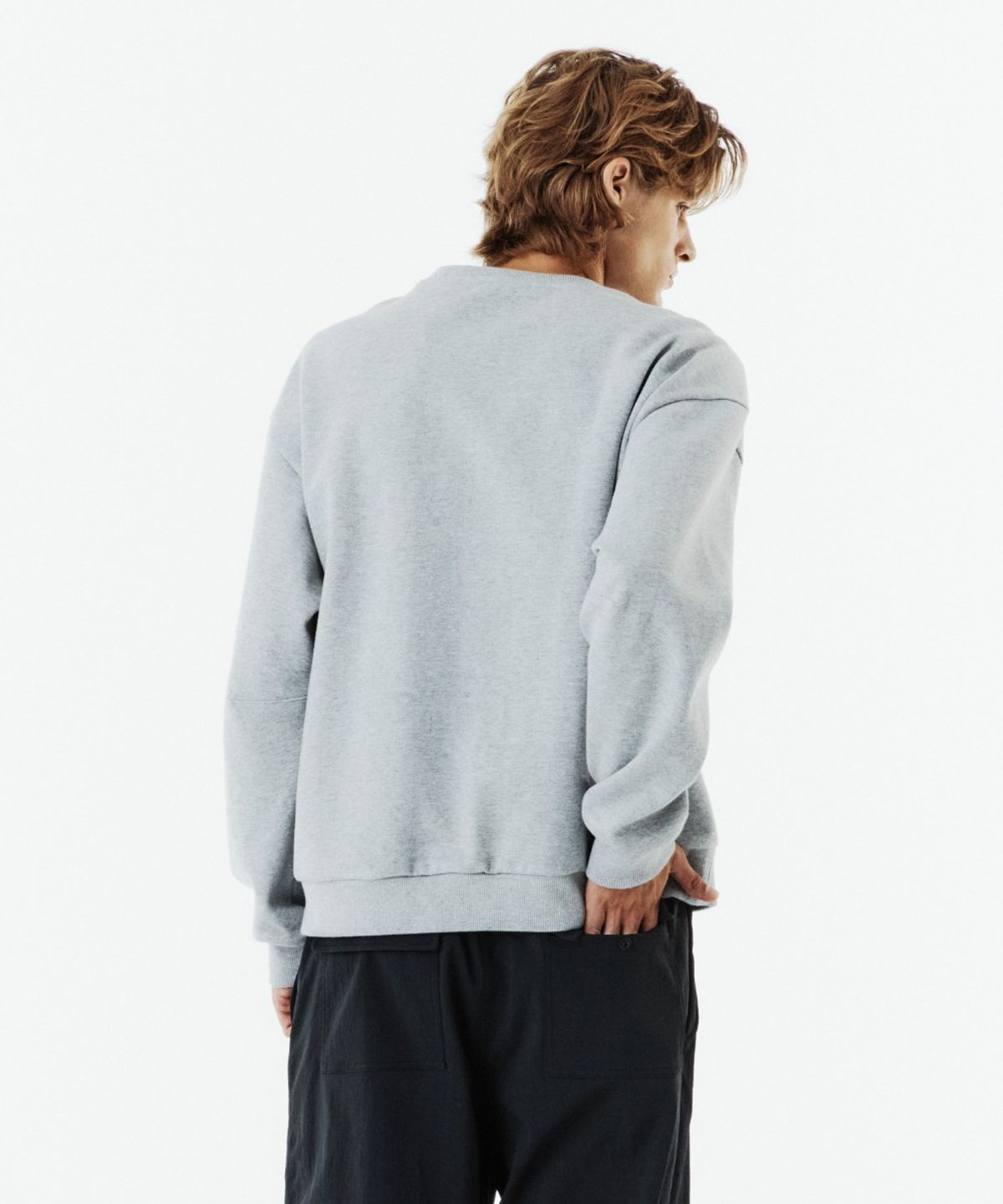 브롬톤 런던(BROMPTON LONDON) BROMPTON LOGO GRAPHIC SWATESHIRT - M/GREY (P263MSW163)