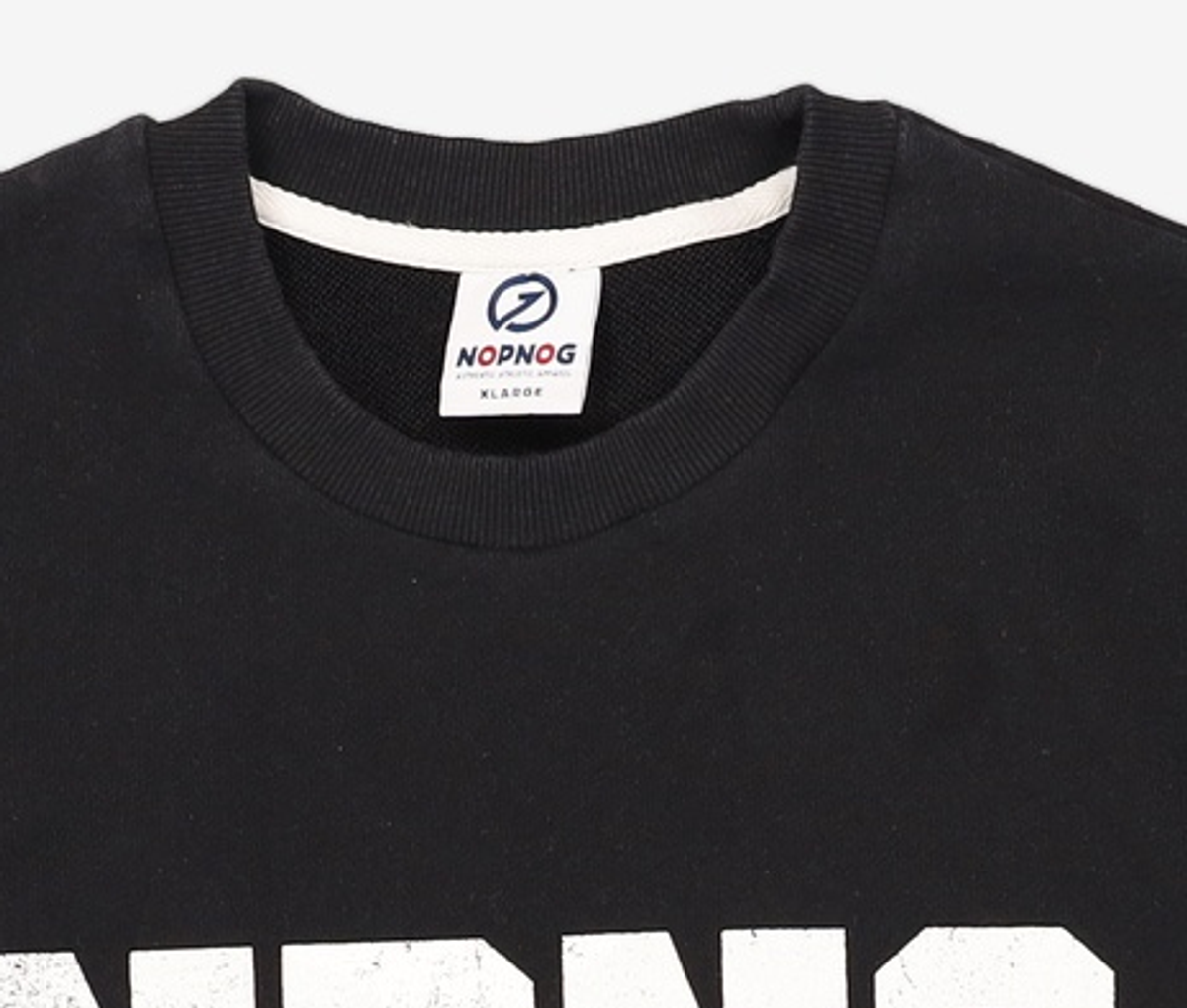 놉녹(NOPNOG) [테리/피치기모]놉녹 레터링 스웻셔츠 (3color) XL