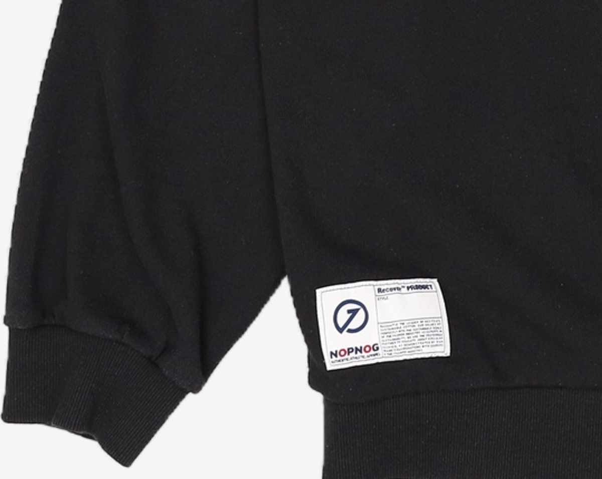 놉녹(NOPNOG) [테리/피치기모]놉녹 레터링 스웻셔츠 (3color) XL