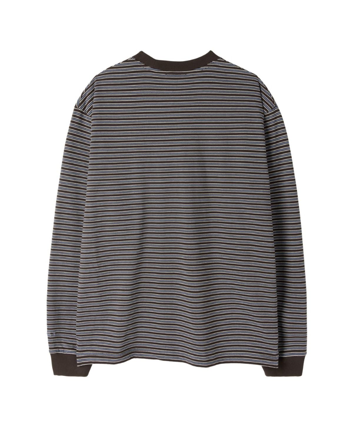 브롬톤 런던(BROMPTON LONDON) STRIPE T-SHIRT - BROWN (P263UTS101)