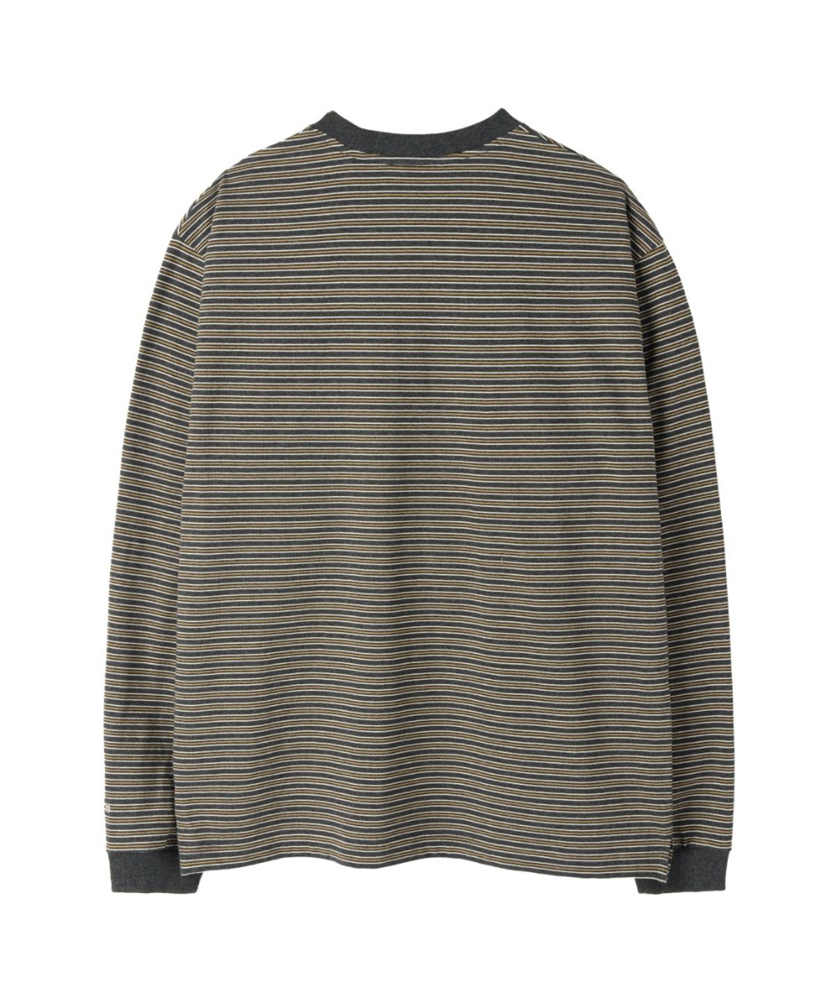 브롬톤 런던(BROMPTON LONDON) STRIPE T-SHIRT - CHARCOAL (P263UTS101)