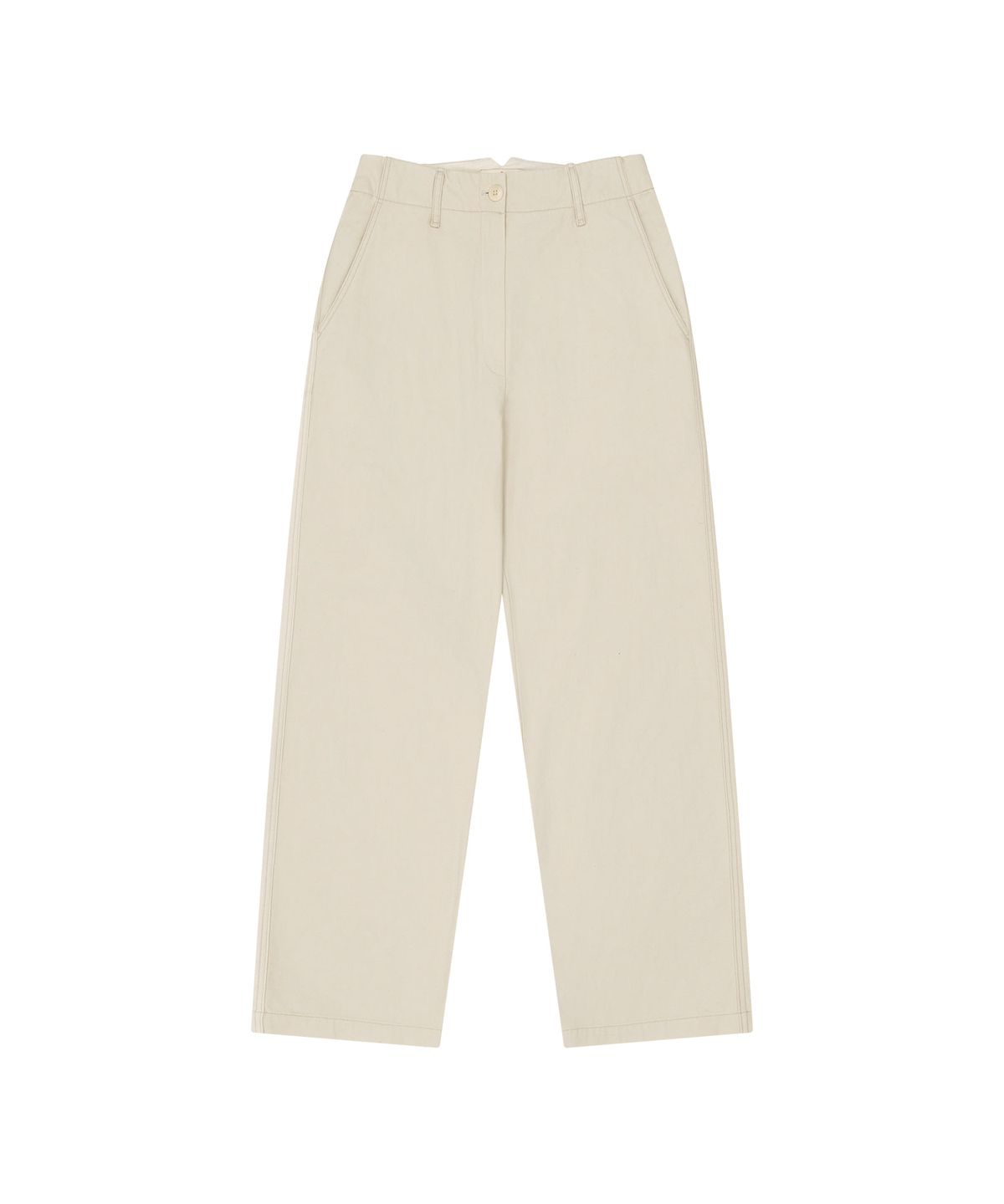 반원 아틀리에(VANONE ATELIER) P3326 포크 코튼 팬츠_Beige