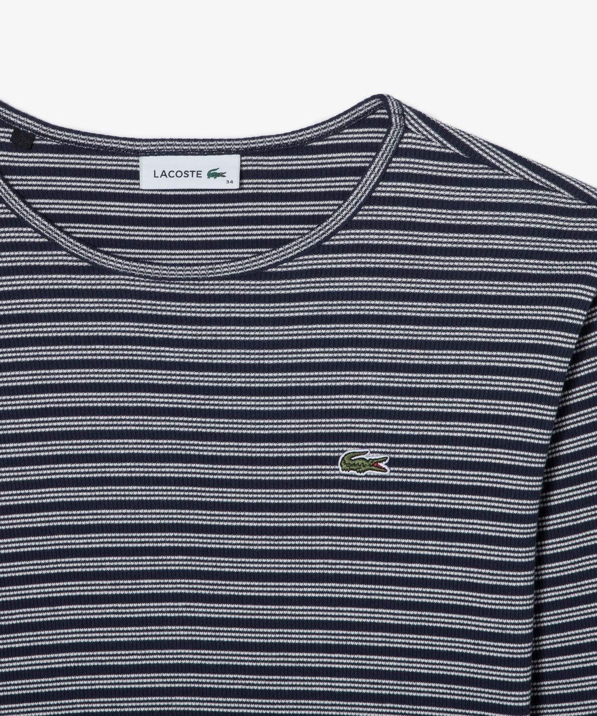 라코스테(LACOSTE) 여성 립 멀티 스트라이프 티셔츠 TF410E-56N 166