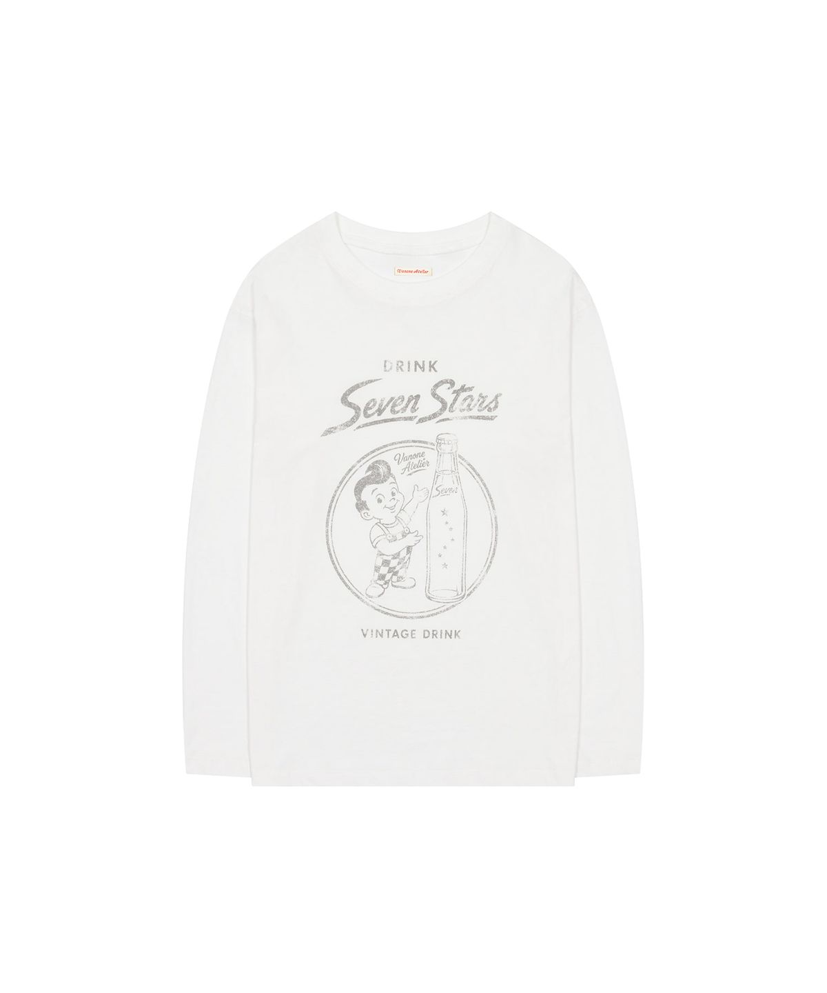 반원 아틀리에(VANONE ATELIER) A3628 Vintage soda 롱 슬리브_White