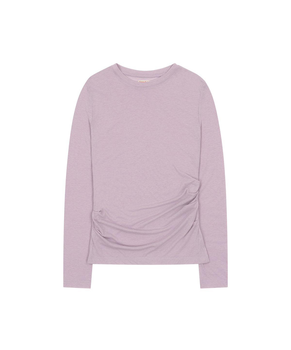 반원 아틀리에(VANONE ATELIER) A3633 드레이프 셔링 탑_Lavender