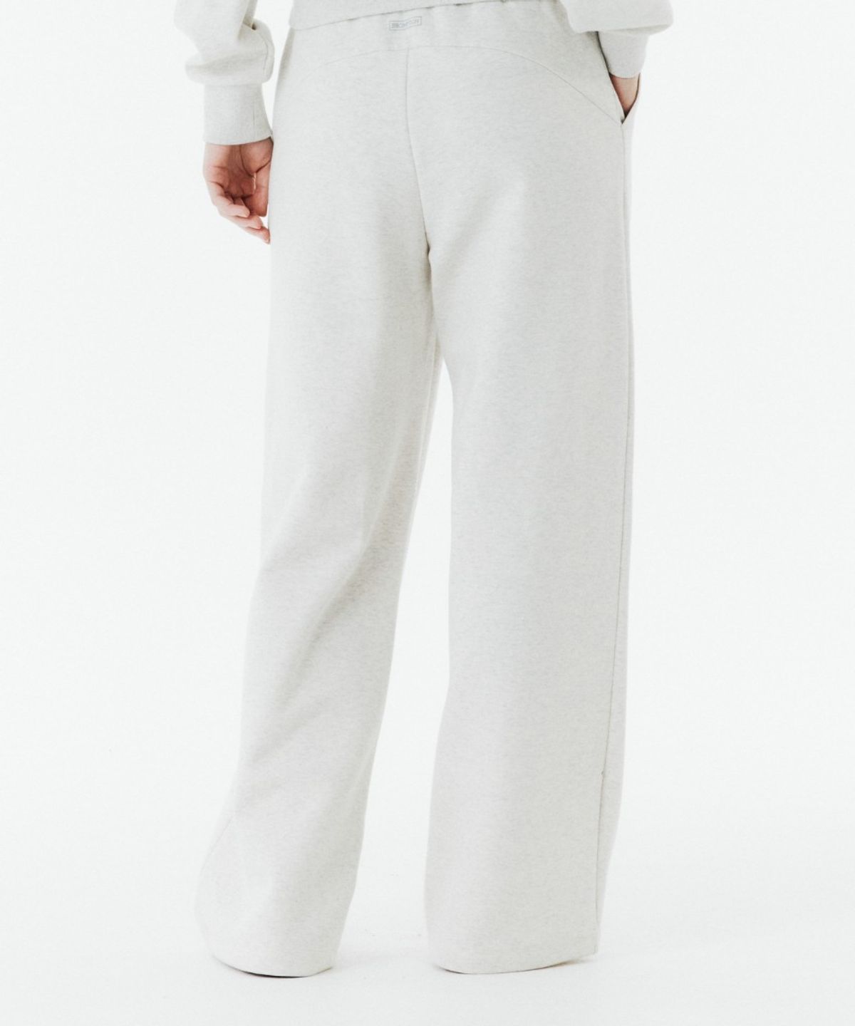브롬톤 런던(BROMPTON LONDON) W WIDE SWEAT TROUSERS - OATMEAL (P263WPT161)