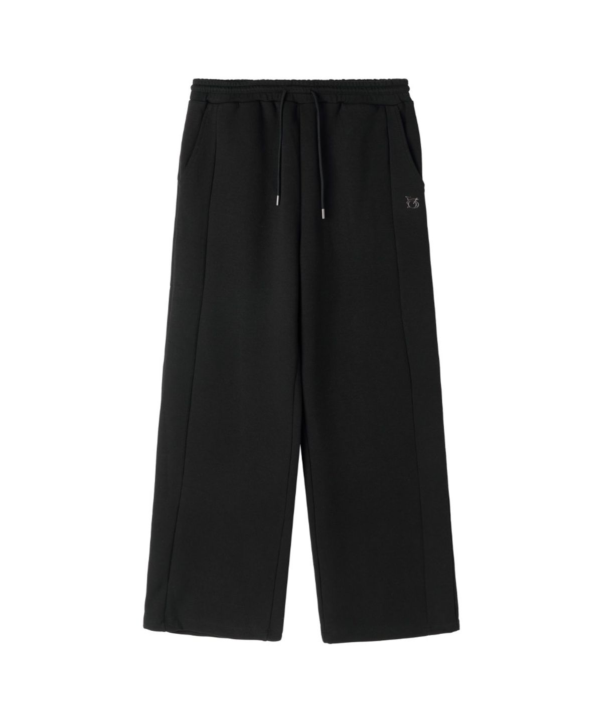브롬톤 런던(BROMPTON LONDON) W WIDE SWEAT TROUSERS - BLACK (P263WPT161)