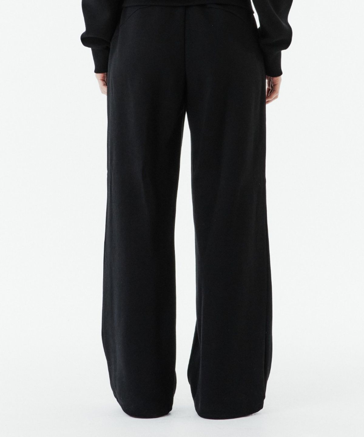 브롬톤 런던(BROMPTON LONDON) W WIDE SWEAT TROUSERS - BLACK (P263WPT161)