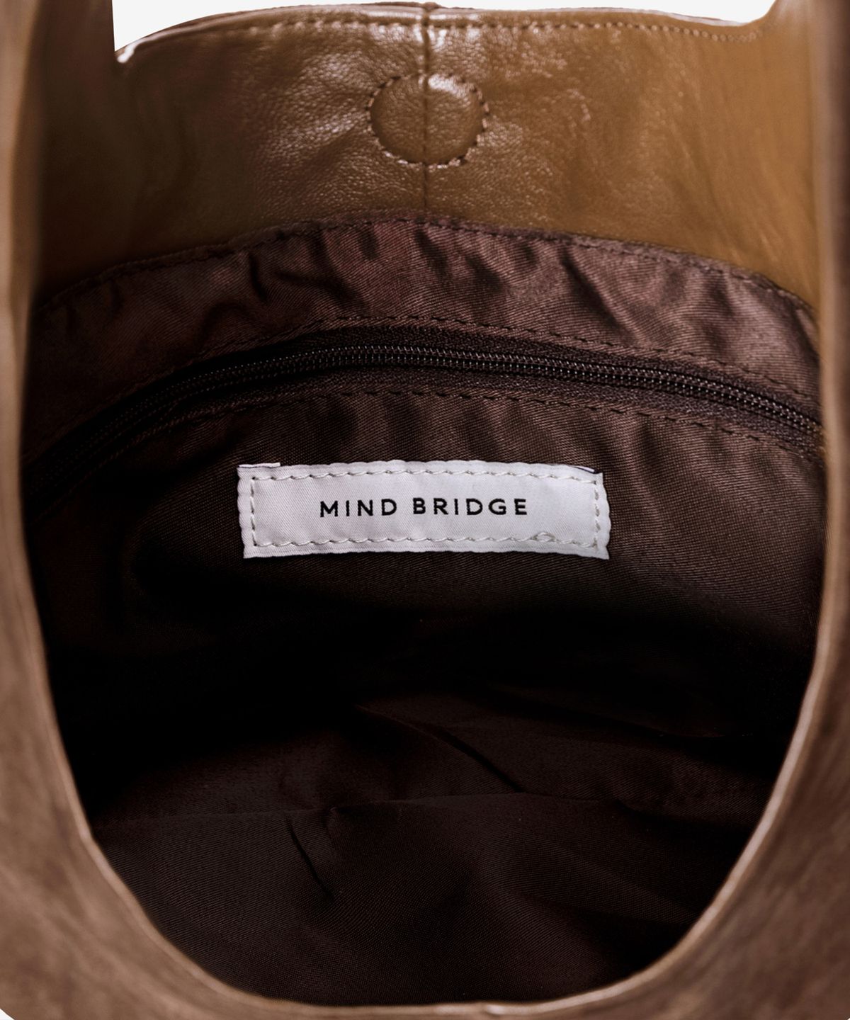 마인드브릿지 우먼(MIND BRIDGE WOMEN) [W]브라운 스웨이드 원숄더 호보백