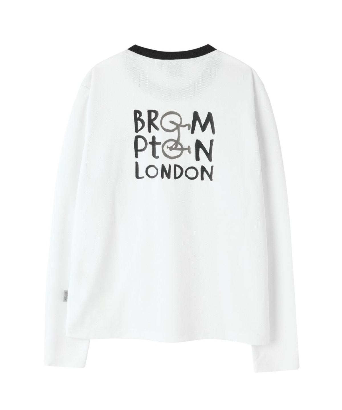 브롬톤 런던(BROMPTON LONDON) W MESH GRAPHIC T-SHIRT - WHITE (P263WTS105)