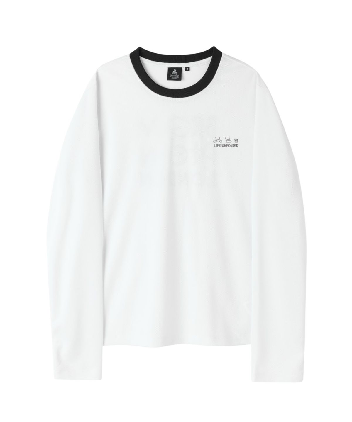 브롬톤 런던(BROMPTON LONDON) W MESH GRAPHIC T-SHIRT - WHITE (P263WTS105)