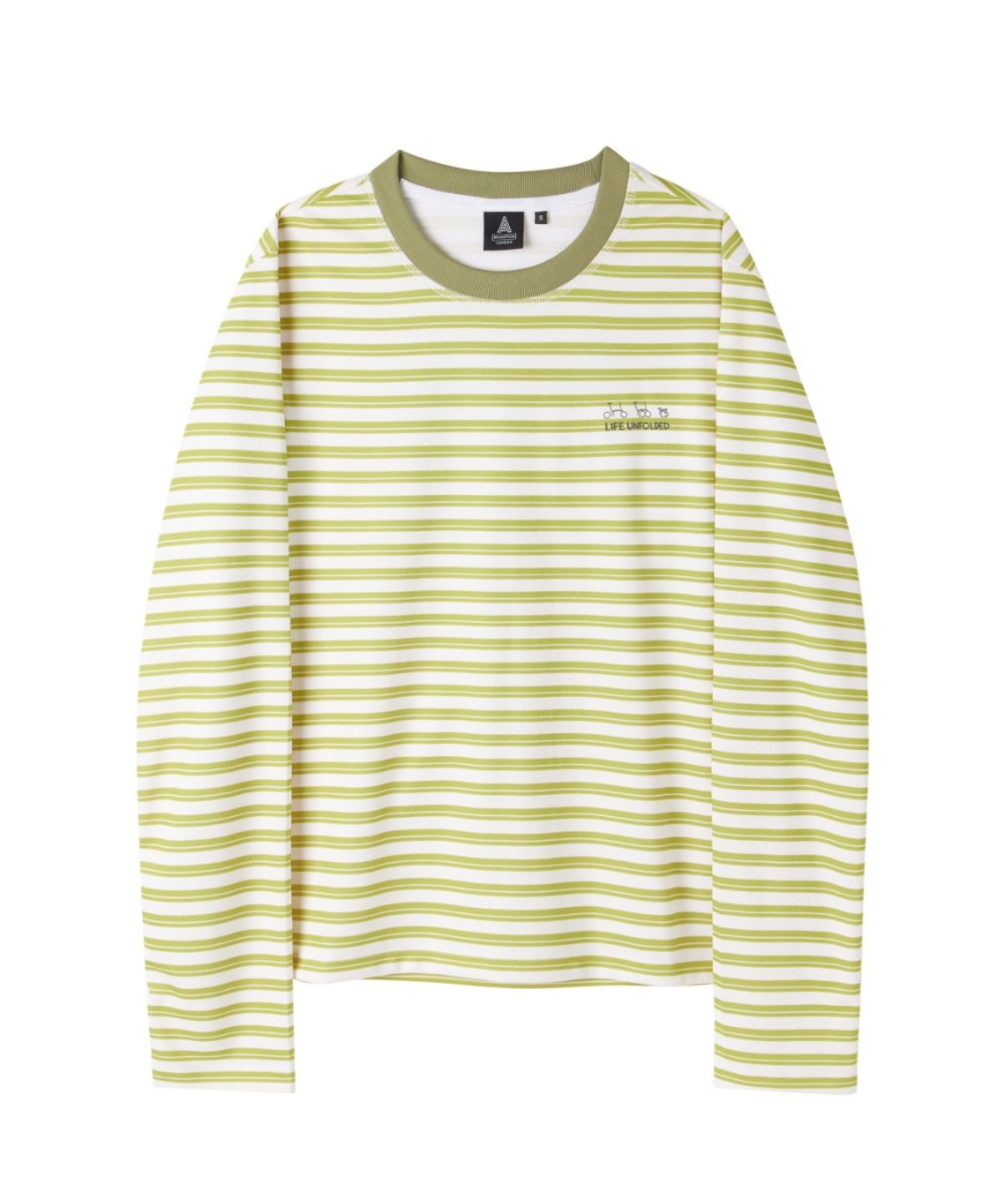 브롬톤 런던(BROMPTON LONDON) W MESH GRAPHIC T-SHIRT - LIME (P263WTS105)