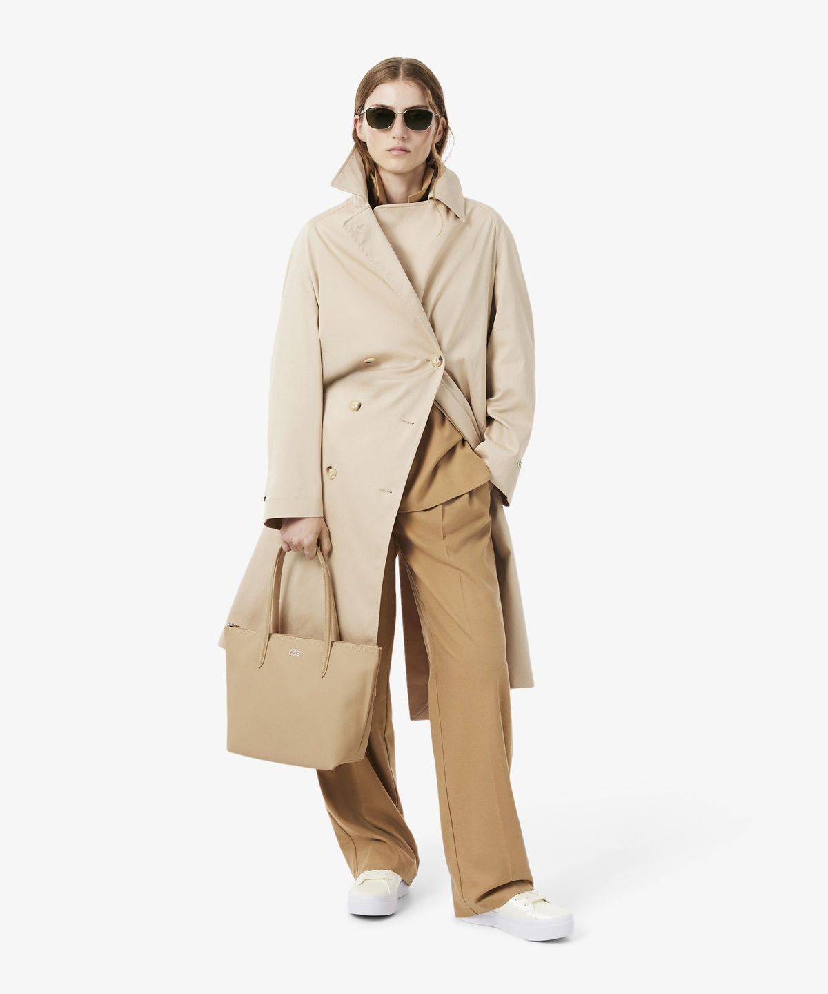 라코스테(LACOSTE) 여성 L.12.12 컨셉 세로형 스몰 쇼퍼백 NF2037P56N C87