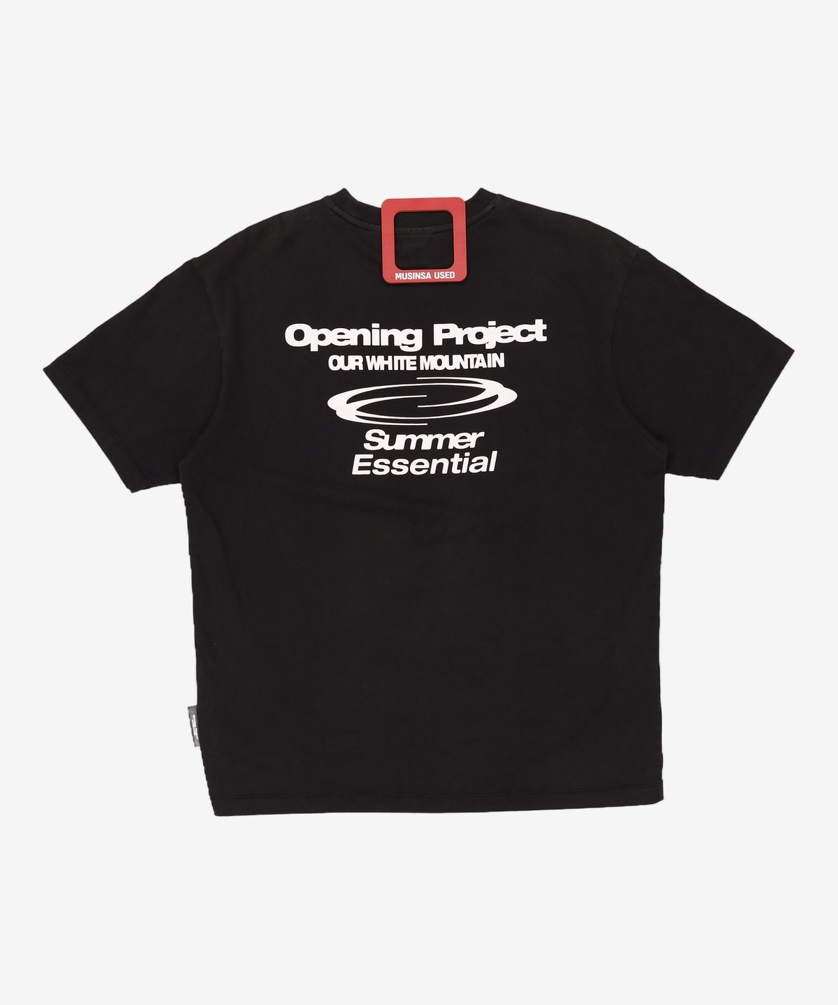 오프닝프로젝트(OPENING PROJECT) Essential T Shirt - Black 2