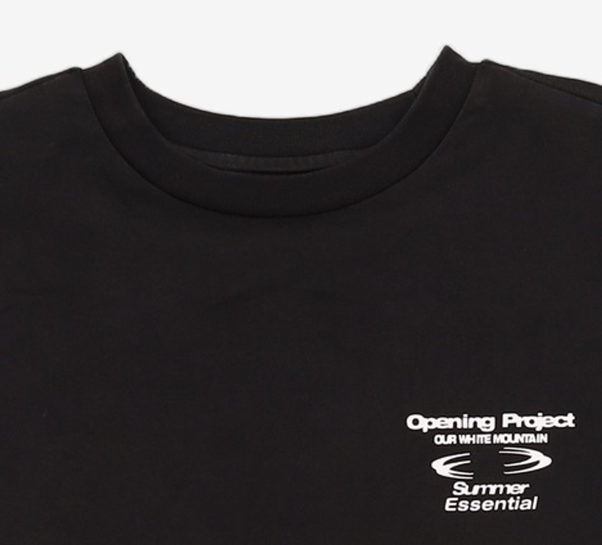 오프닝프로젝트(OPENING PROJECT) Essential T Shirt - Black 2