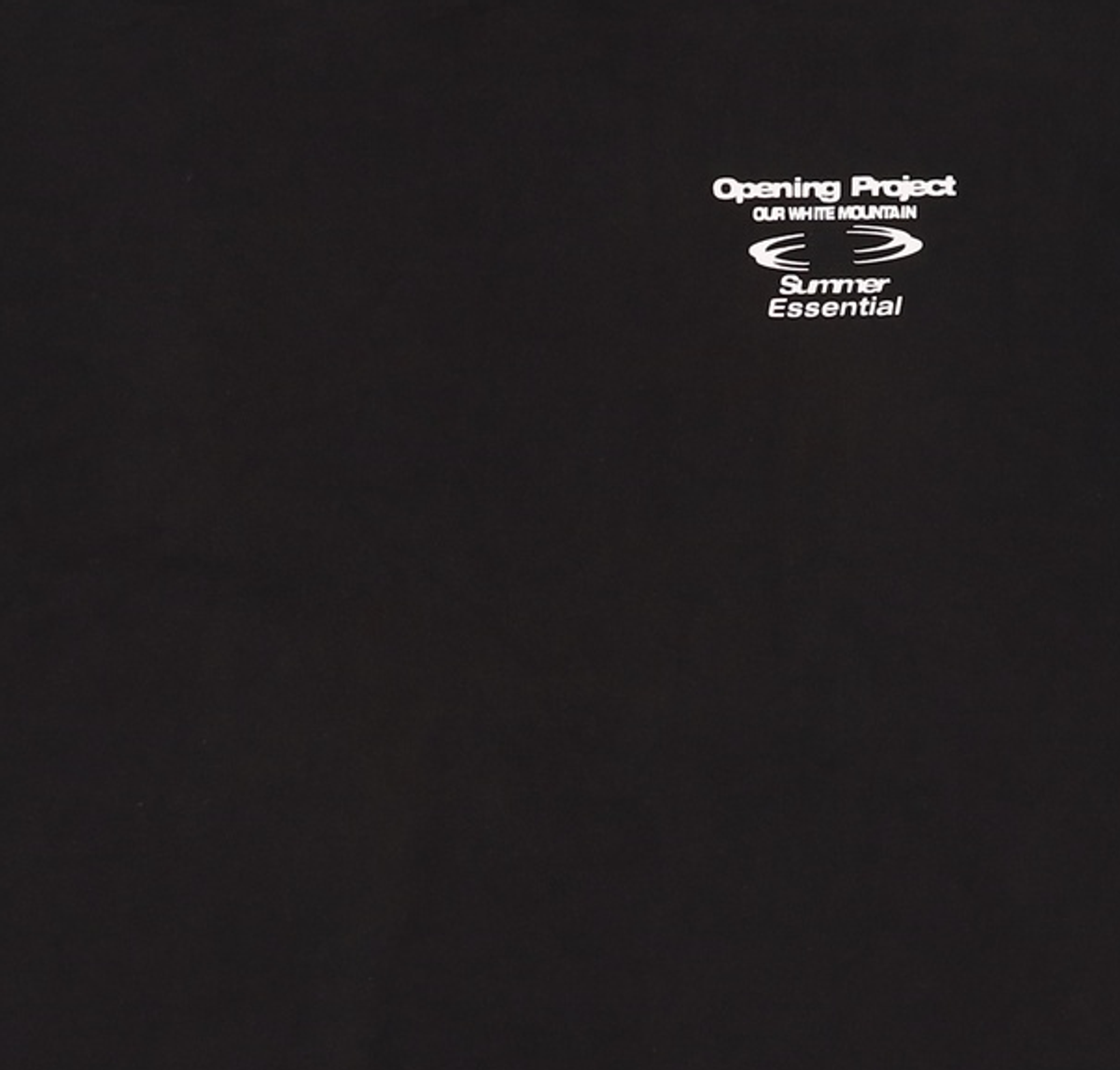 오프닝프로젝트(OPENING PROJECT) Essential T Shirt - Black 2