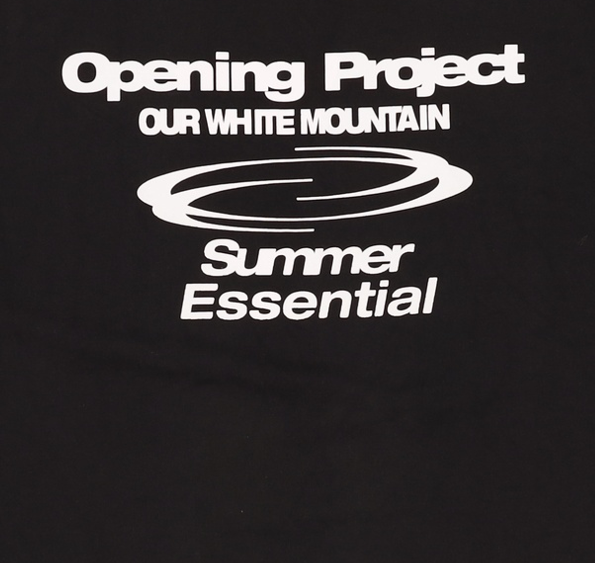 오프닝프로젝트(OPENING PROJECT) Essential T Shirt - Black 2