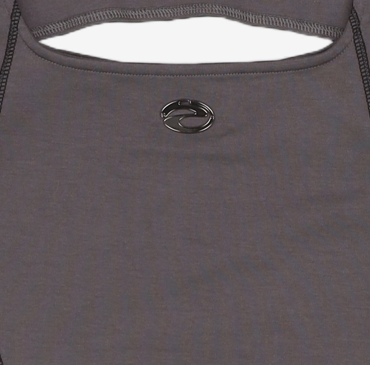 젠더스트(ZENDUST) Mabelle Back Hole T-Shirt CHARCOAL S