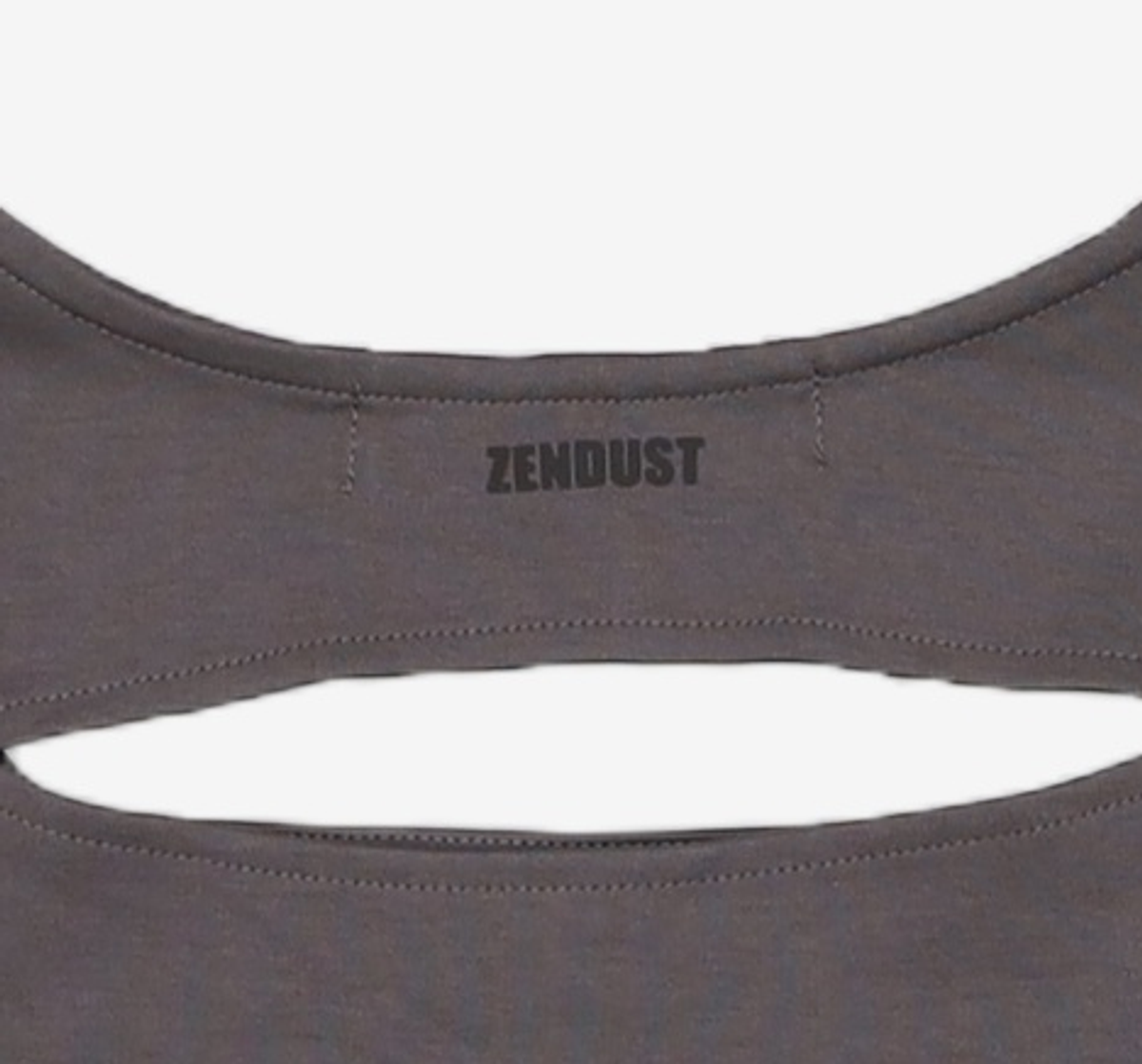 젠더스트(ZENDUST) Mabelle Back Hole T-Shirt CHARCOAL S