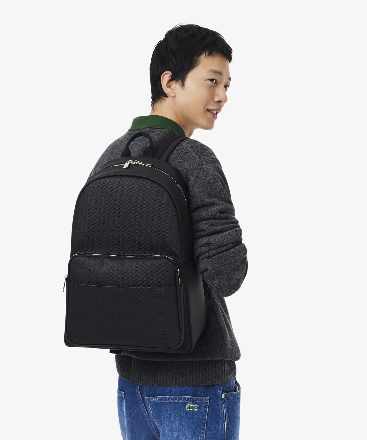 라코스테(LACOSTE) 남성 맨즈 클래식 백팩 NH4430H56N 000