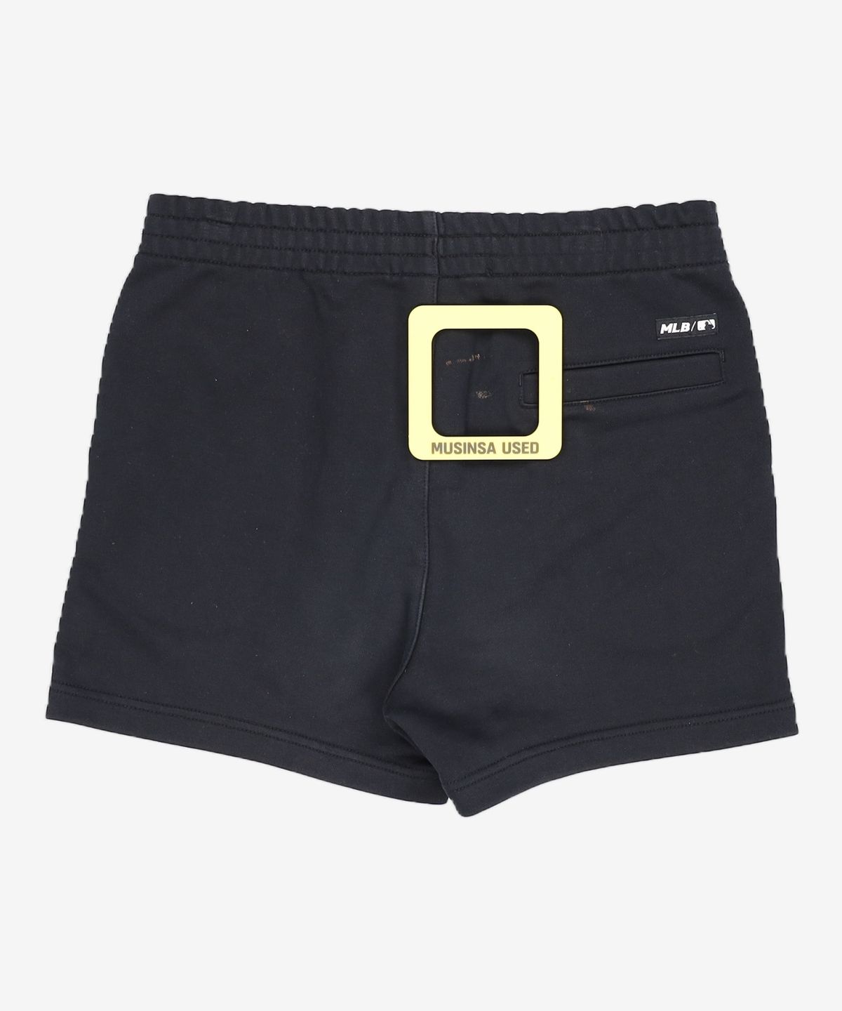 엠엘비(MLB) 베이직 스몰로고 반바지 (셋업) NY (BLACK) XS
