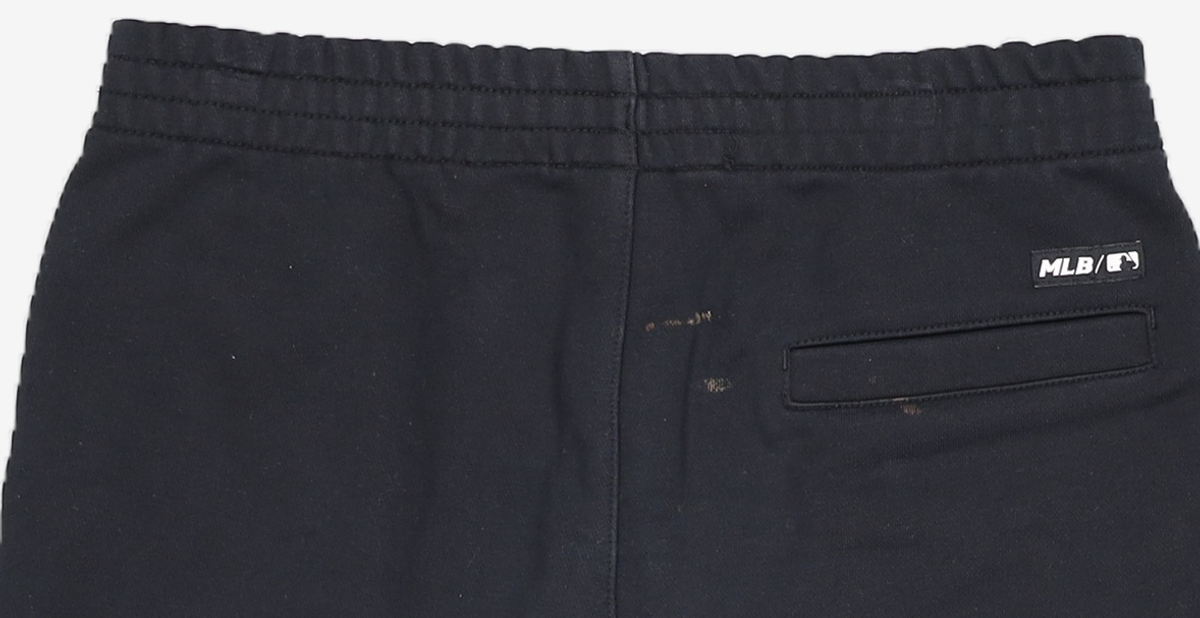 엠엘비(MLB) 베이직 스몰로고 반바지 (셋업) NY (BLACK) XS