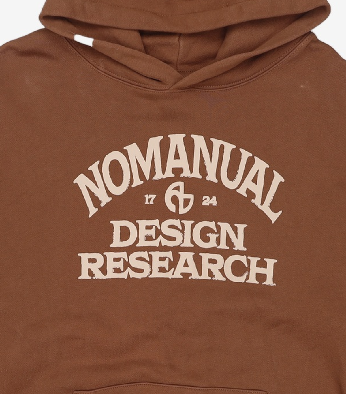 노매뉴얼(NOMANUAL) A.G HOODIE - BROWN 105
