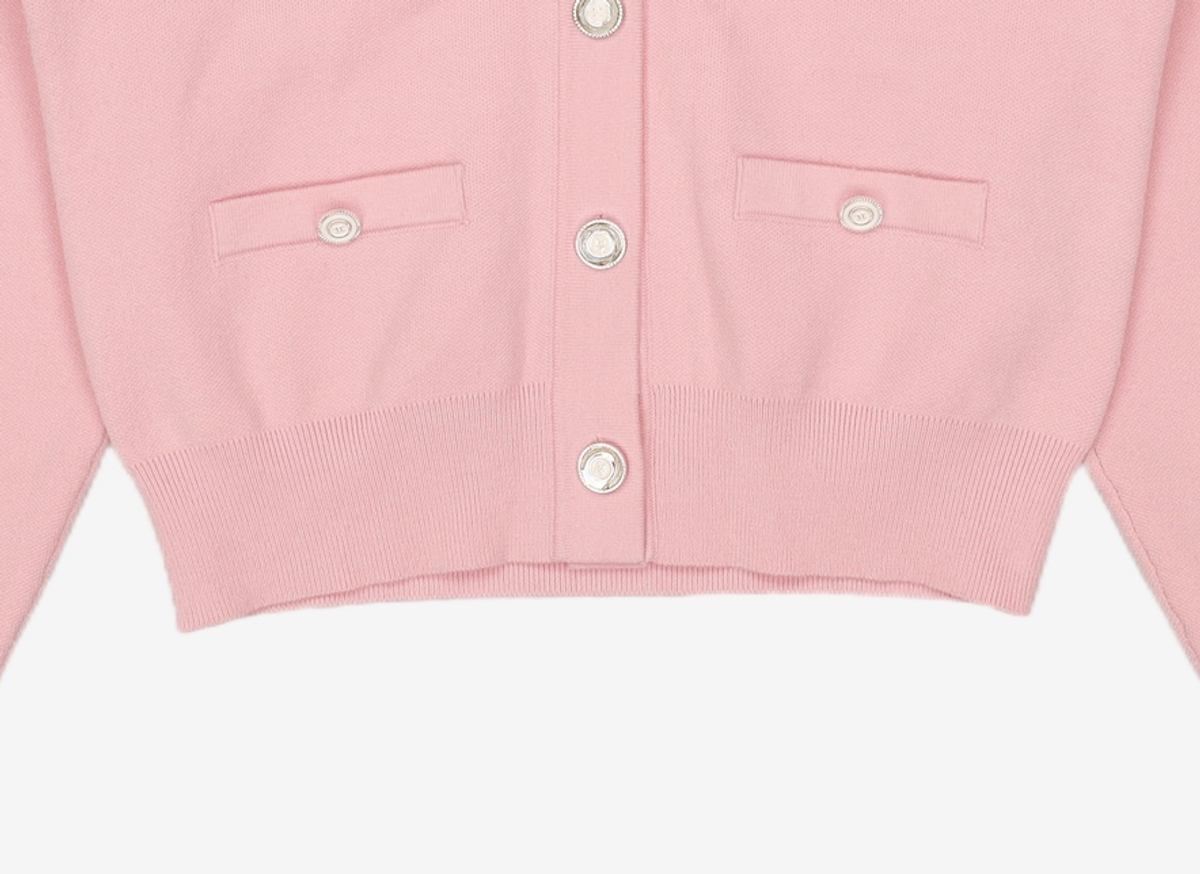 룩캐스트(LOOKAST) 핑크 카시나 가디건 / PINK CASINA CARDIGAN XL