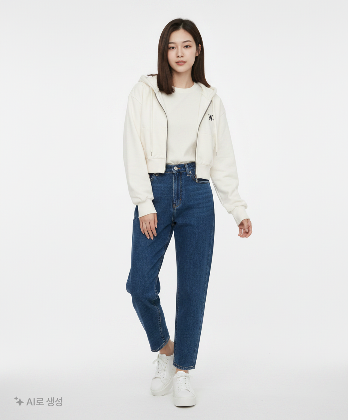 우알롱(WOOALONG) 후드 집업 S