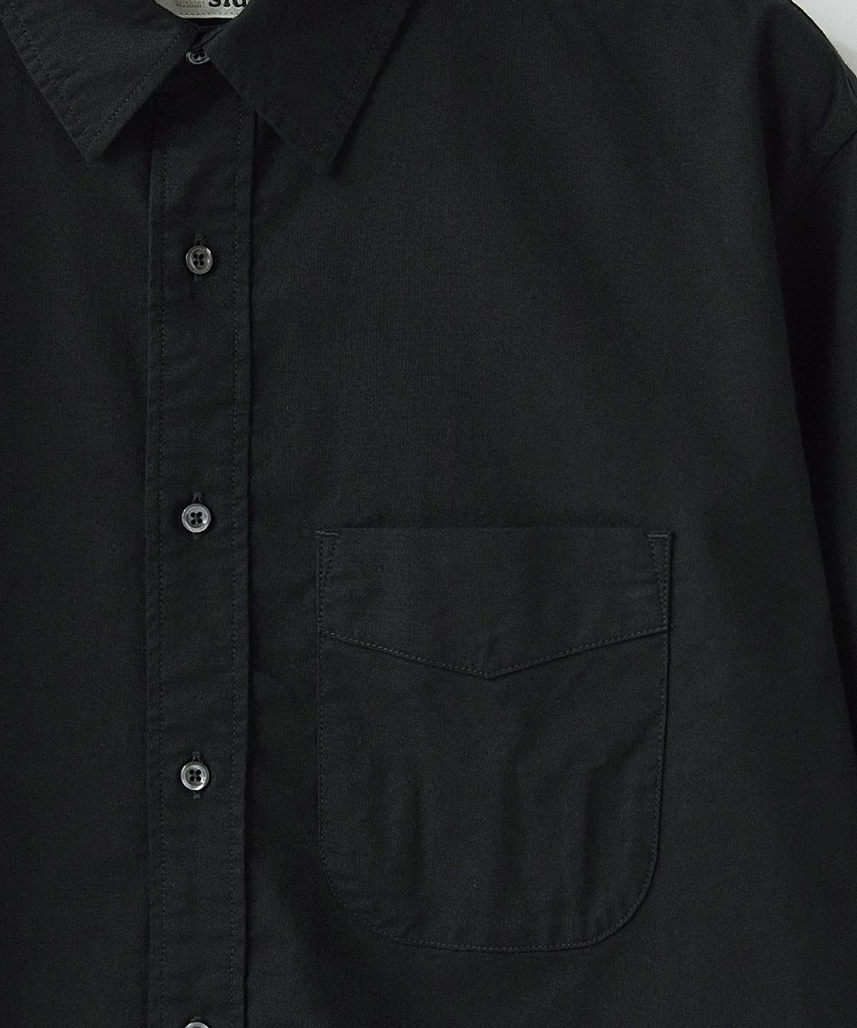 러프사이드(ROUGHSIDE) Unit Shirt Black