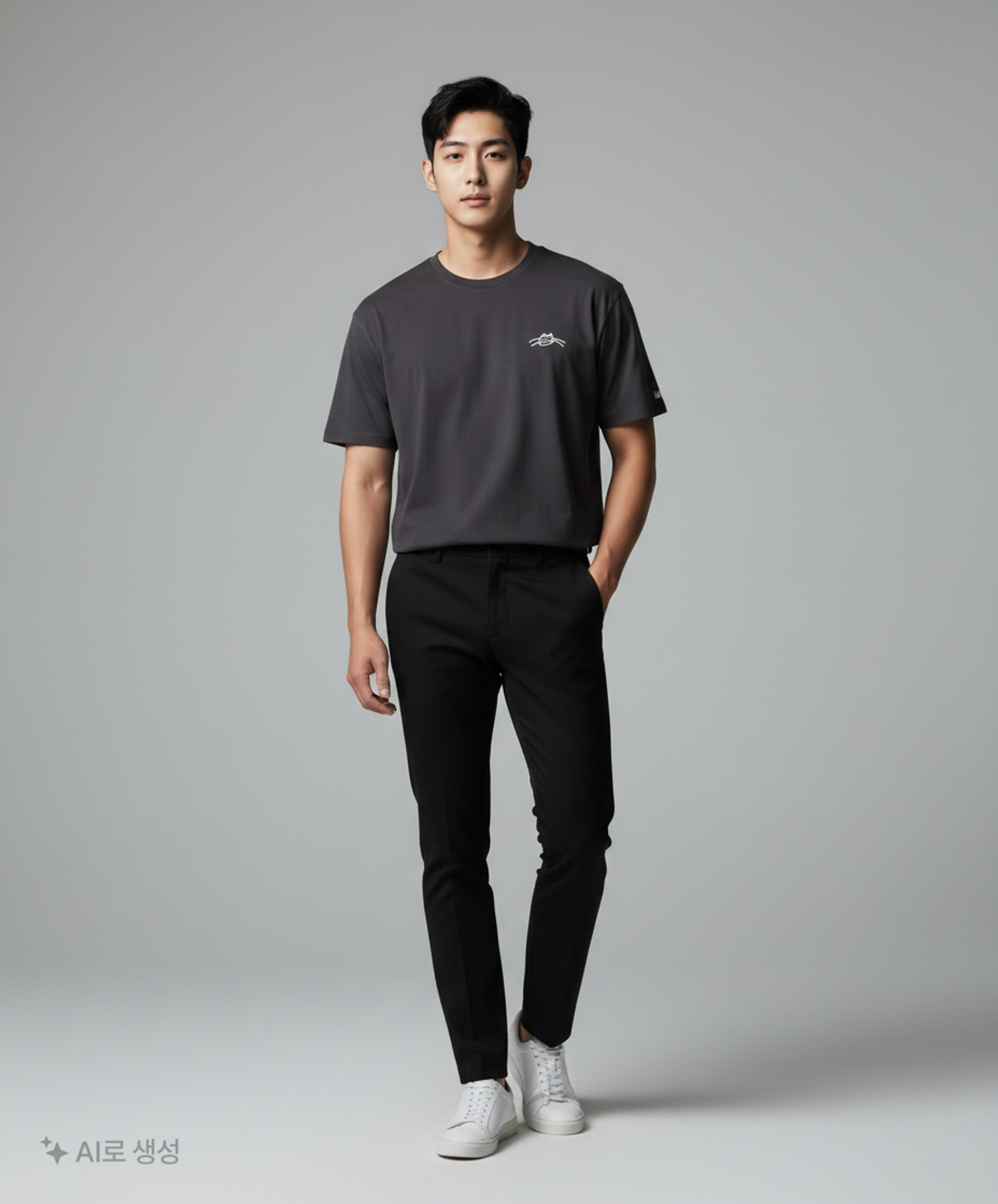 코오롱스포츠(KOLON SPORT) 남녀공용 그래픽 티셔츠 (KICK BACK) JWTCM24841BLK L