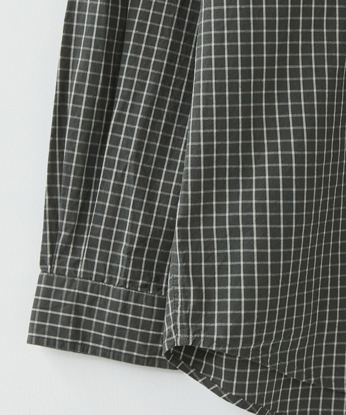 러프사이드(ROUGHSIDE) Primary Shirt Charcoal Grid